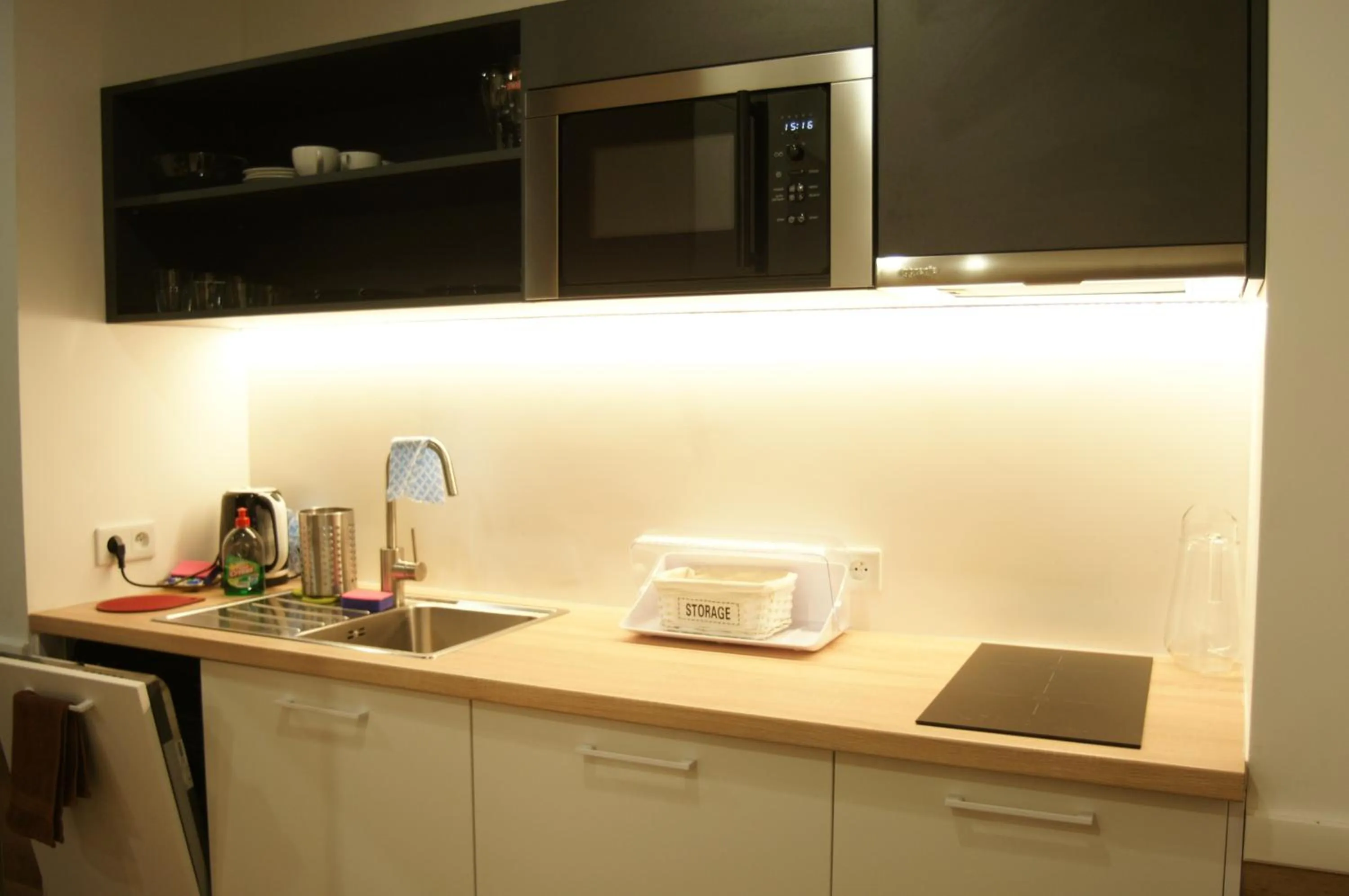 Kitchen or kitchenette in Q Apartamenty