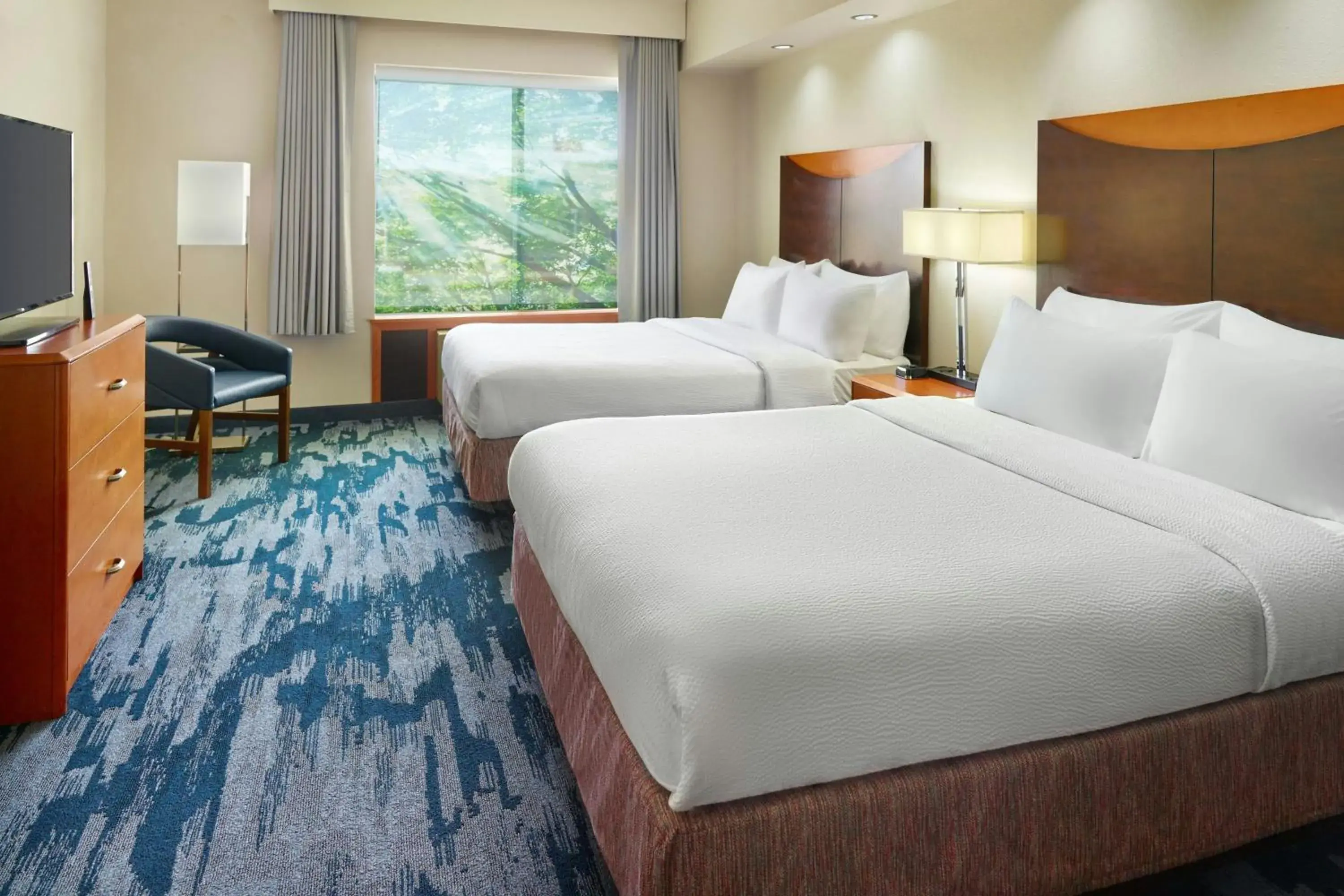 Studio with Two Queen Beds and Sofa Bed - Hearing Accessible in Fairfield Inn & Suites by Marriott Commerce Studio with Two Queen Beds and Sofa Bed - Hearing Accessible in Fairfield Inn & Suites by Marriott Commerce