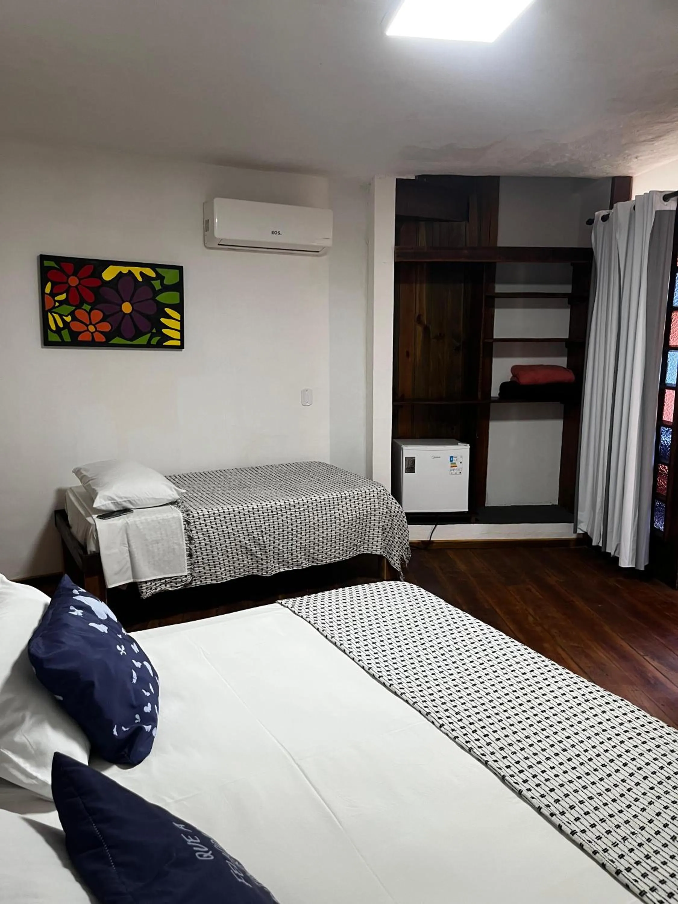 Bed in Pousada Recanto da Villa