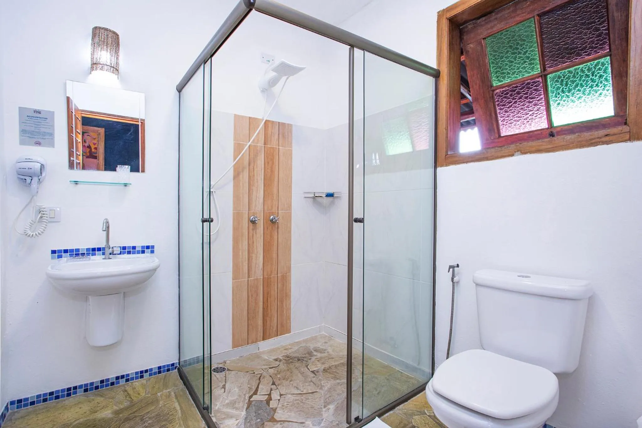 Bathroom in Pousada Recanto da Villa