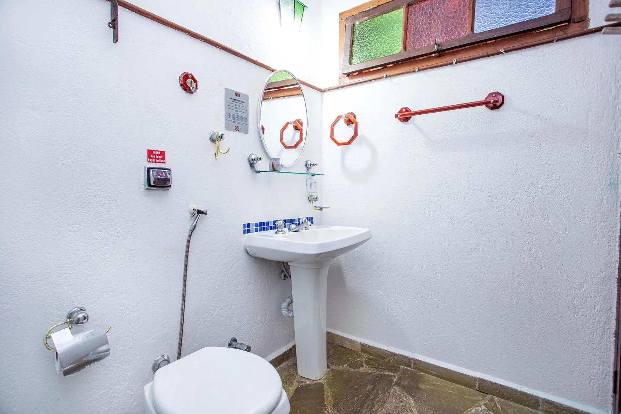 Toilet in Pousada Recanto da Villa