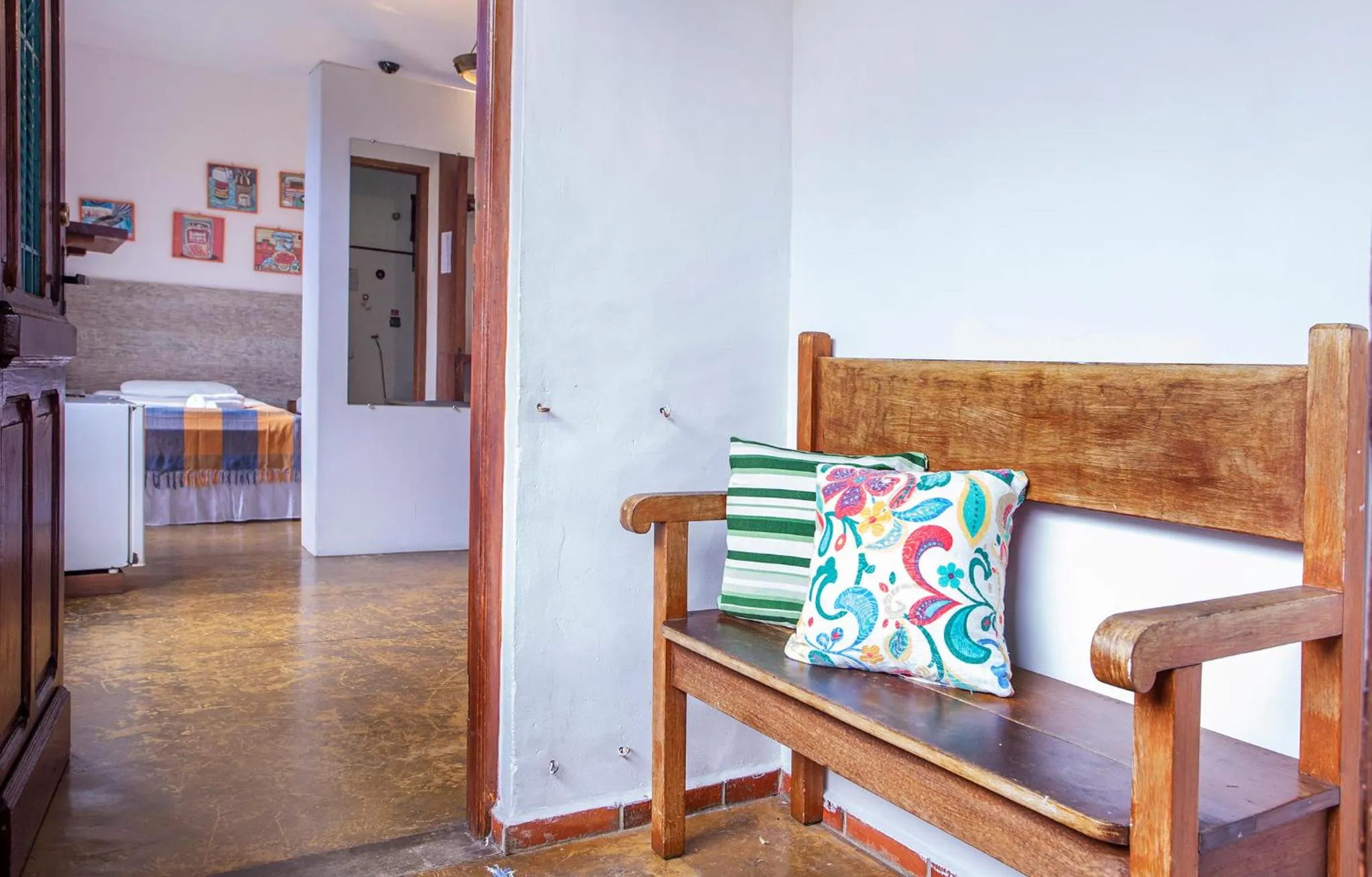 Seating area in Pousada Recanto da Villa