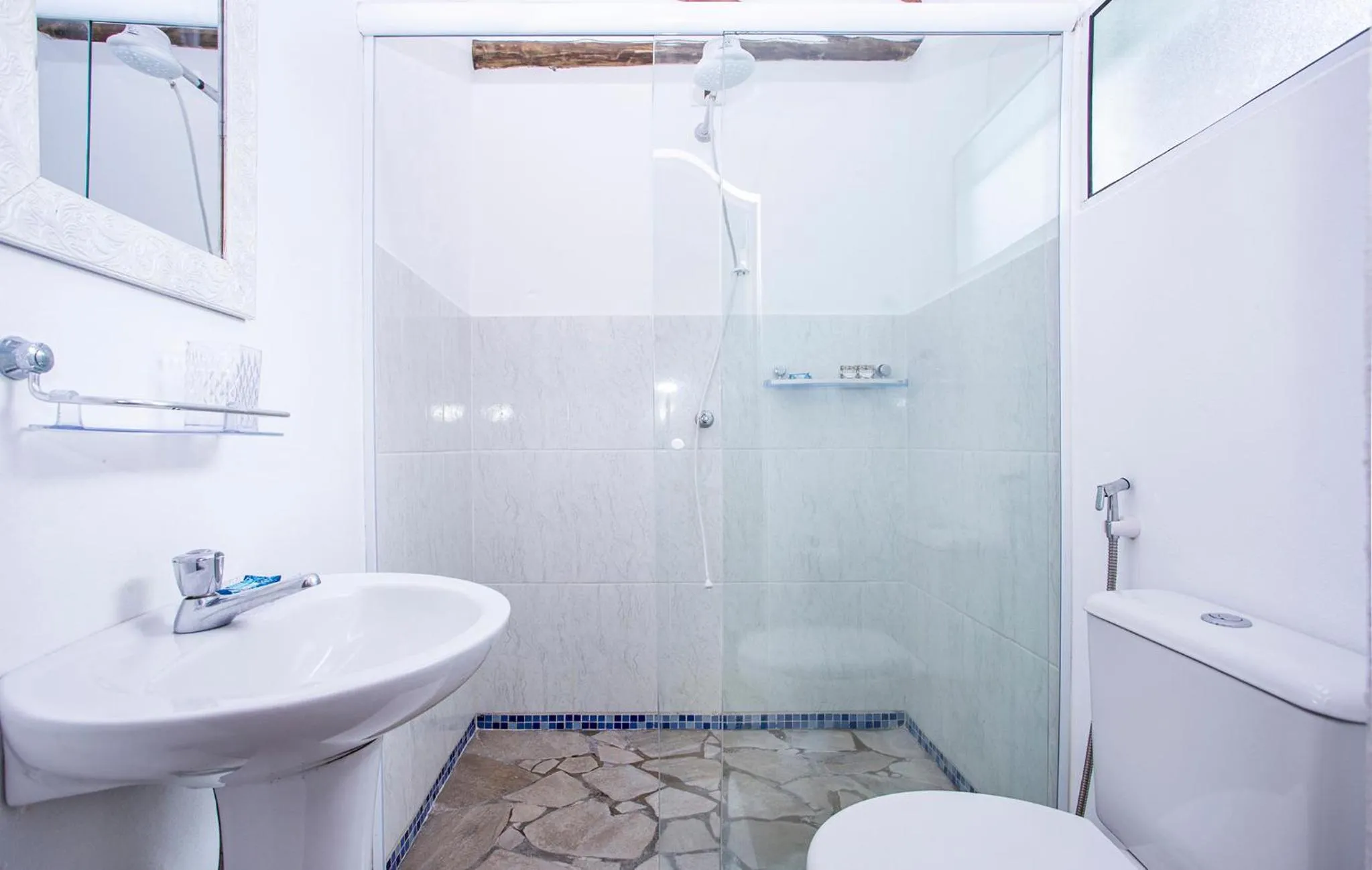 Bathroom in Pousada Recanto da Villa