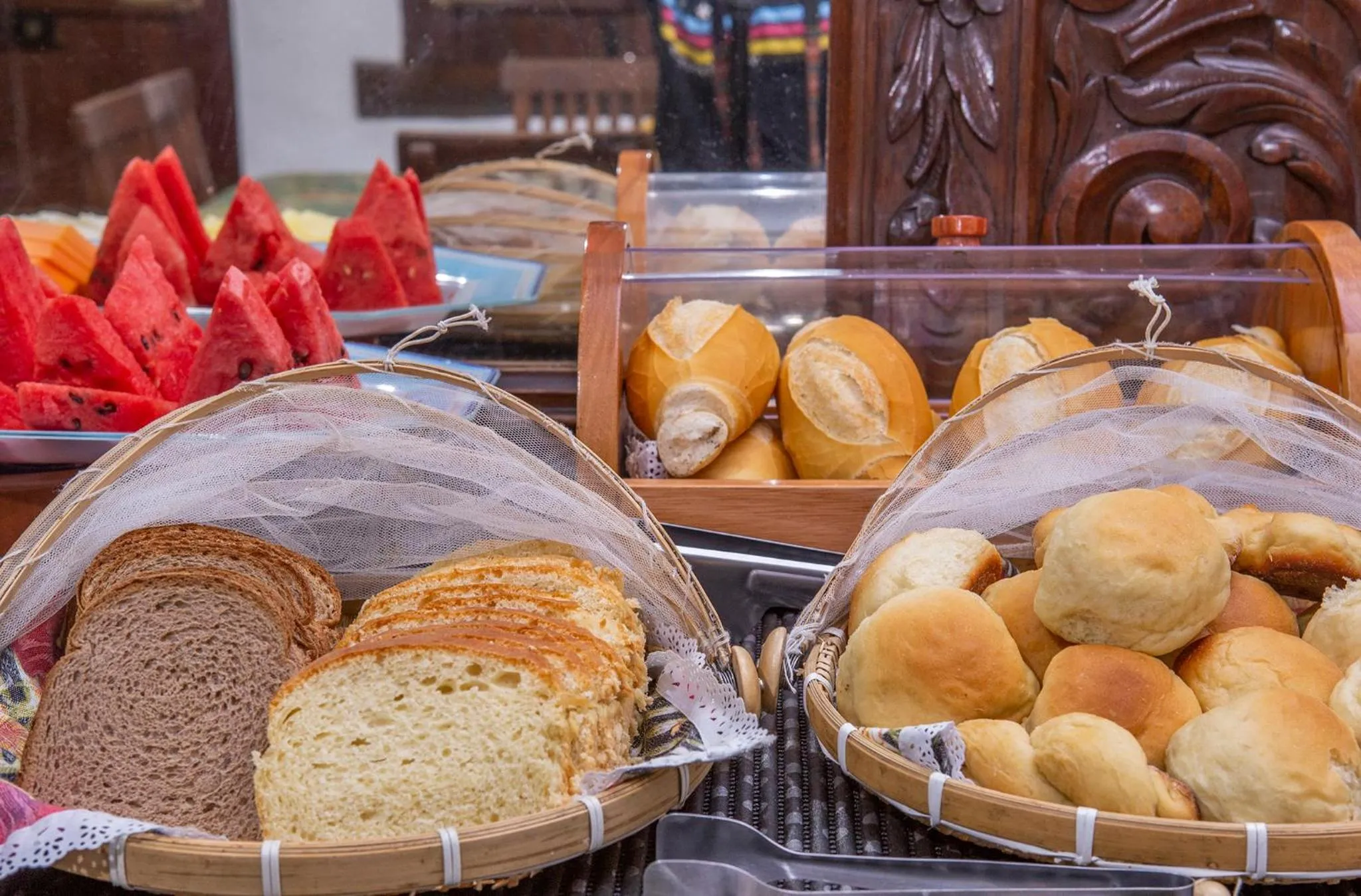 Breakfast in Pousada Recanto da Villa