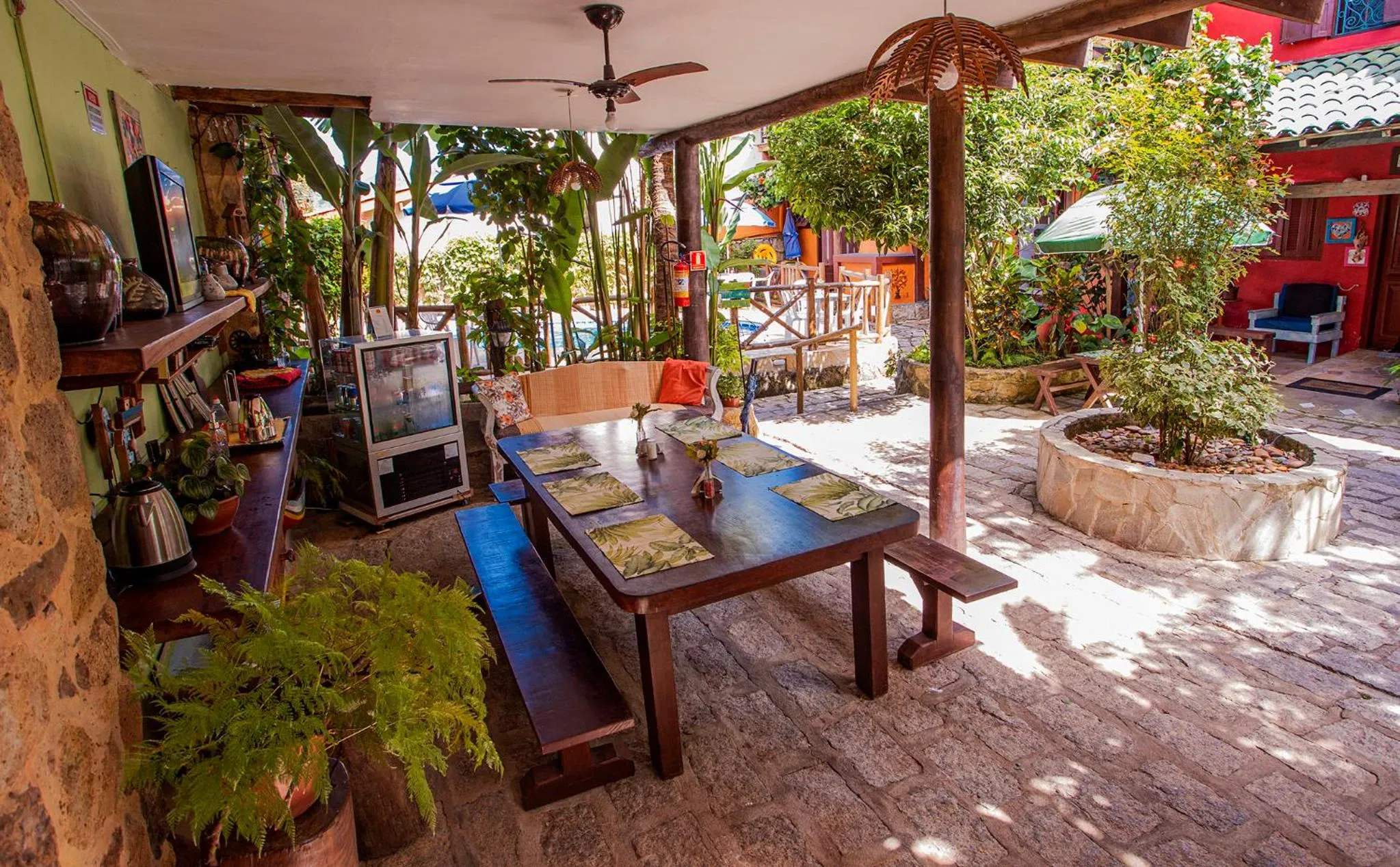 Garden in Pousada Recanto da Villa