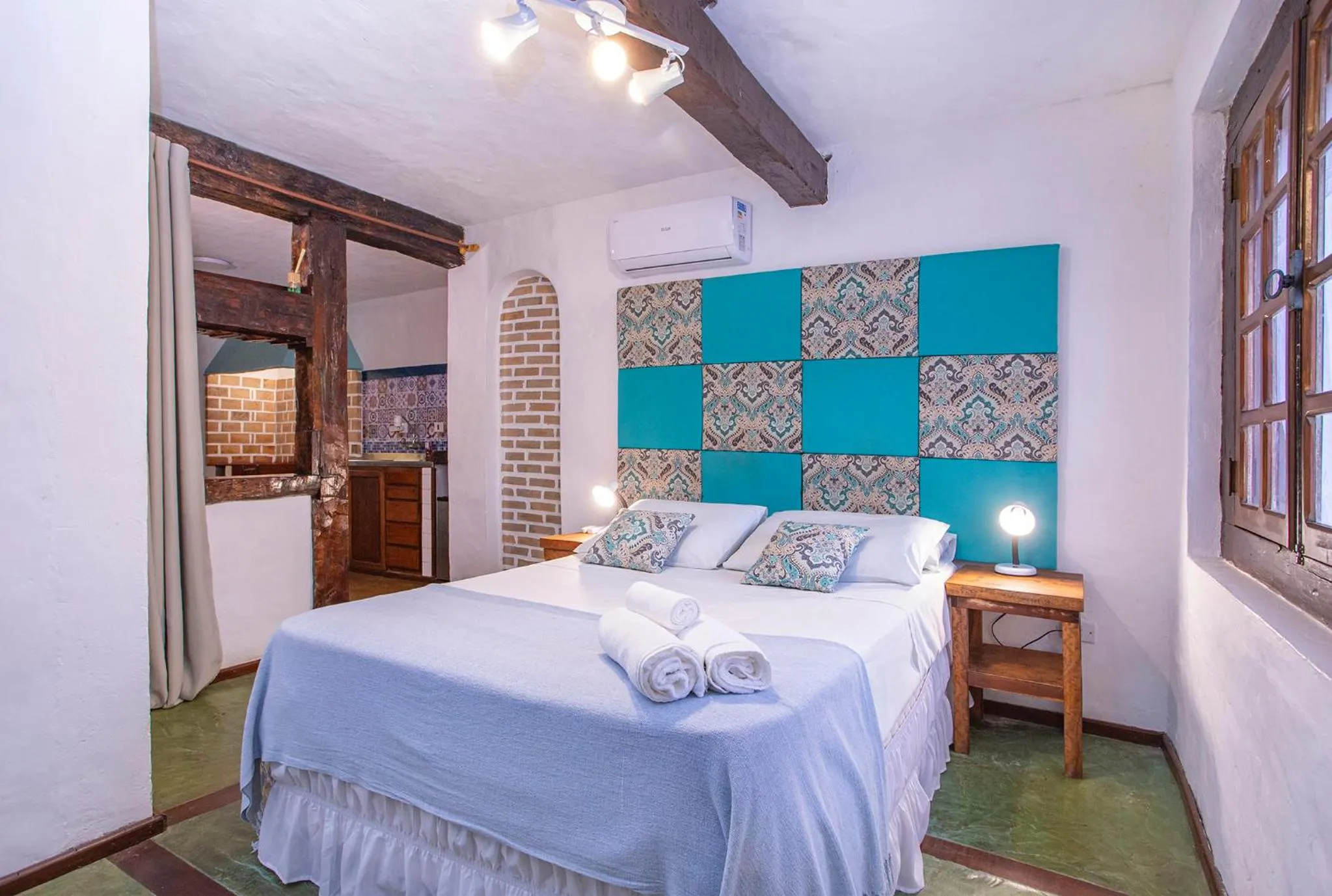 Bed in Pousada Recanto da Villa