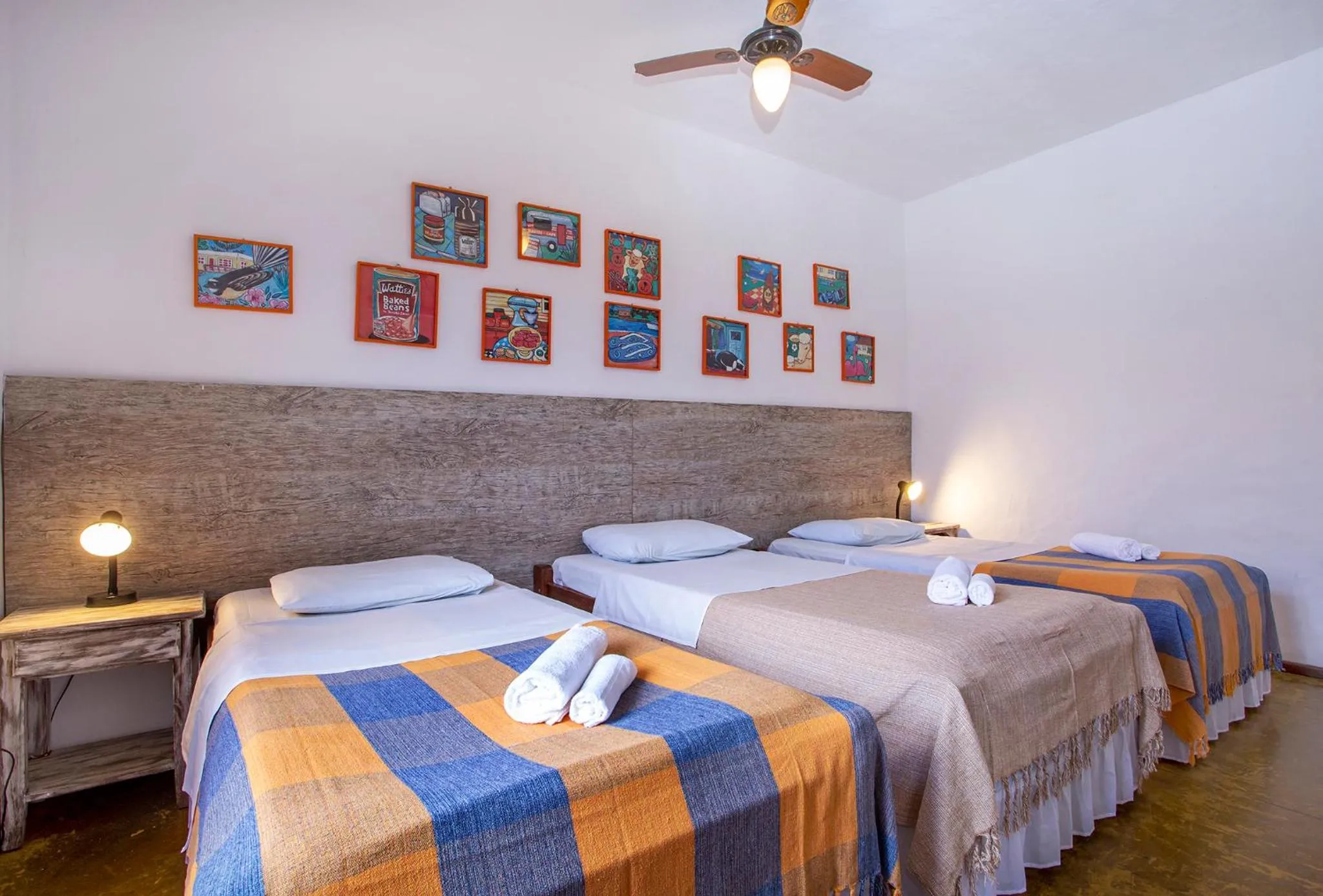 Bed in Pousada Recanto da Villa