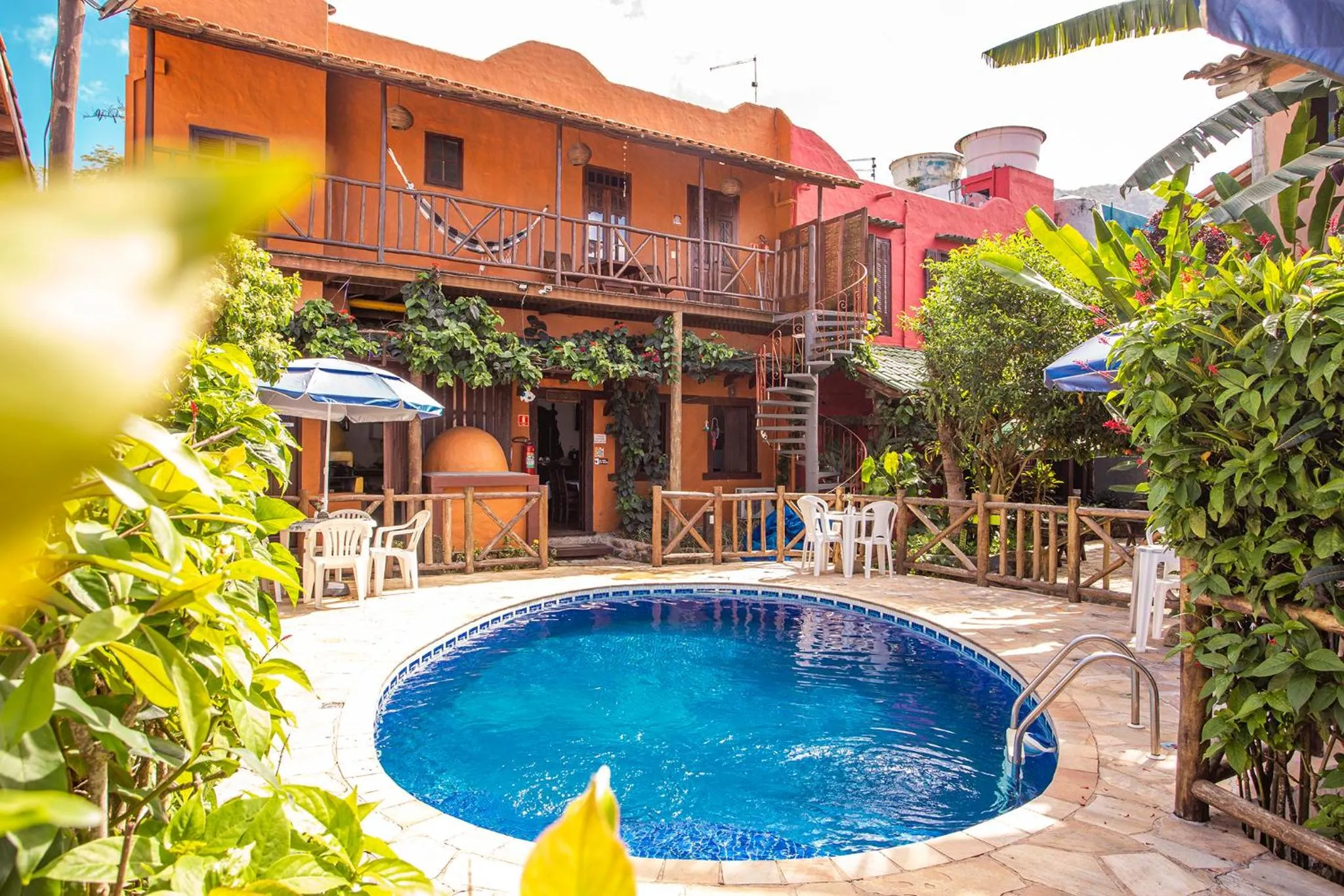 Swimming pool in Pousada Recanto da Villa