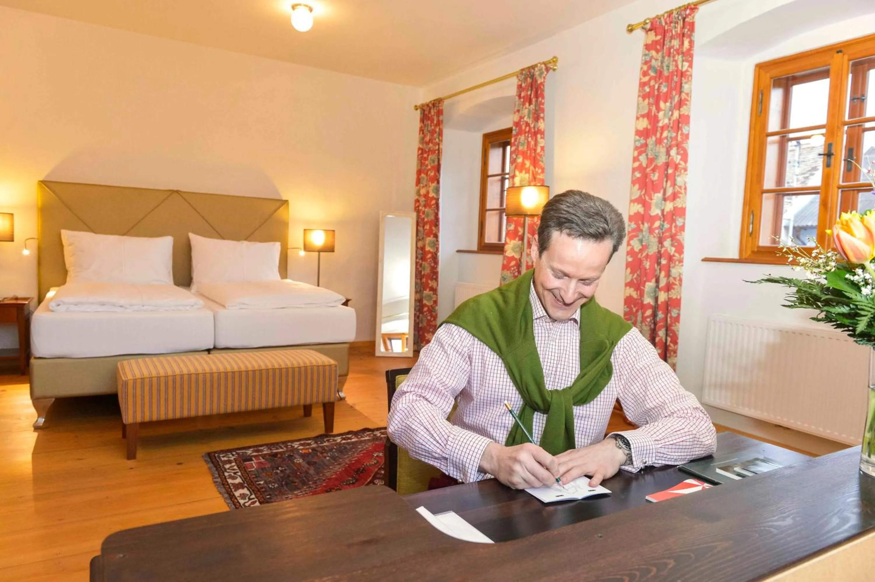 Bed in Schlosshotel Mailberg