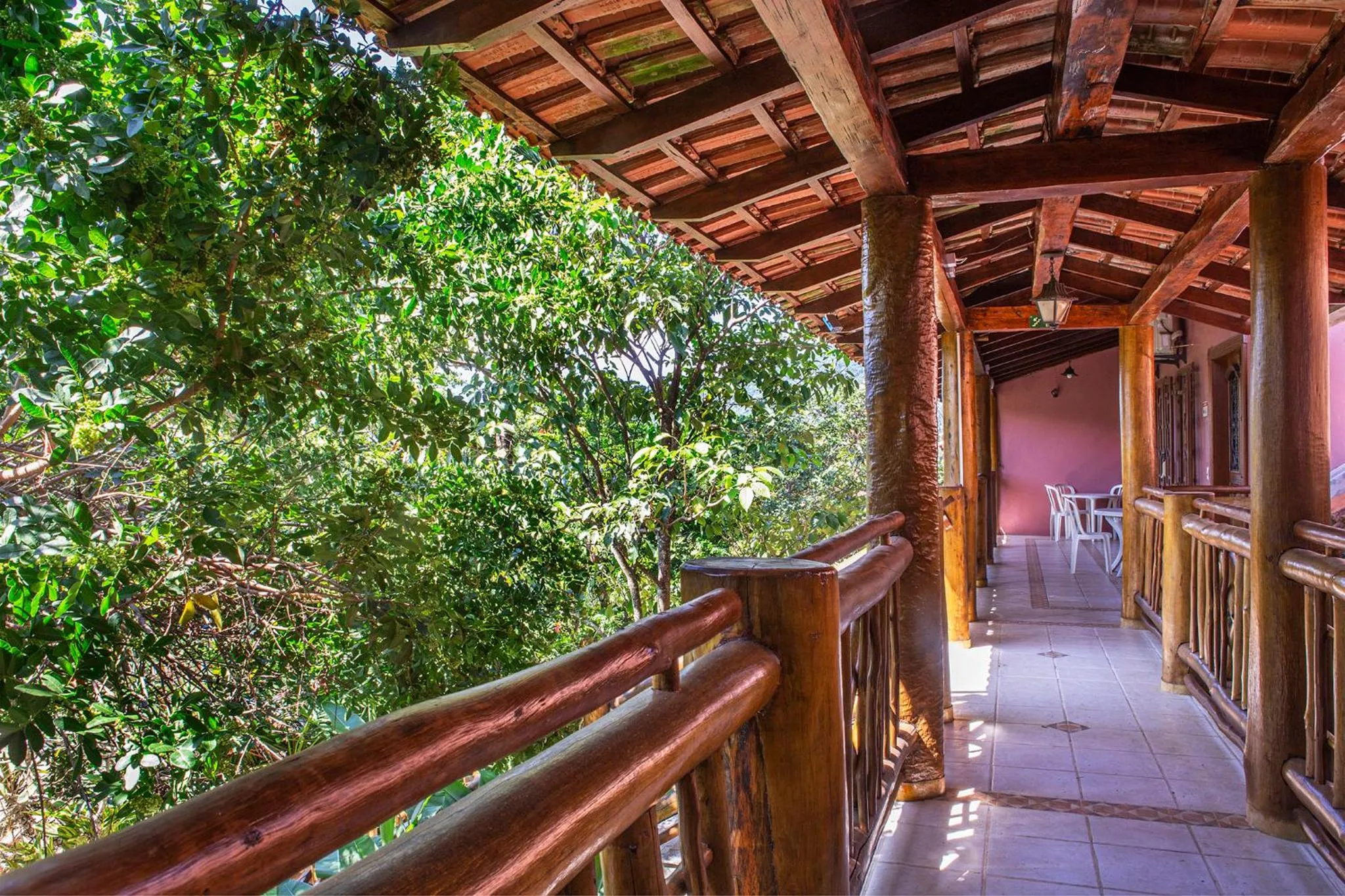 Balcony/Terrace in Hotel Alemão Beach de Ilhabela