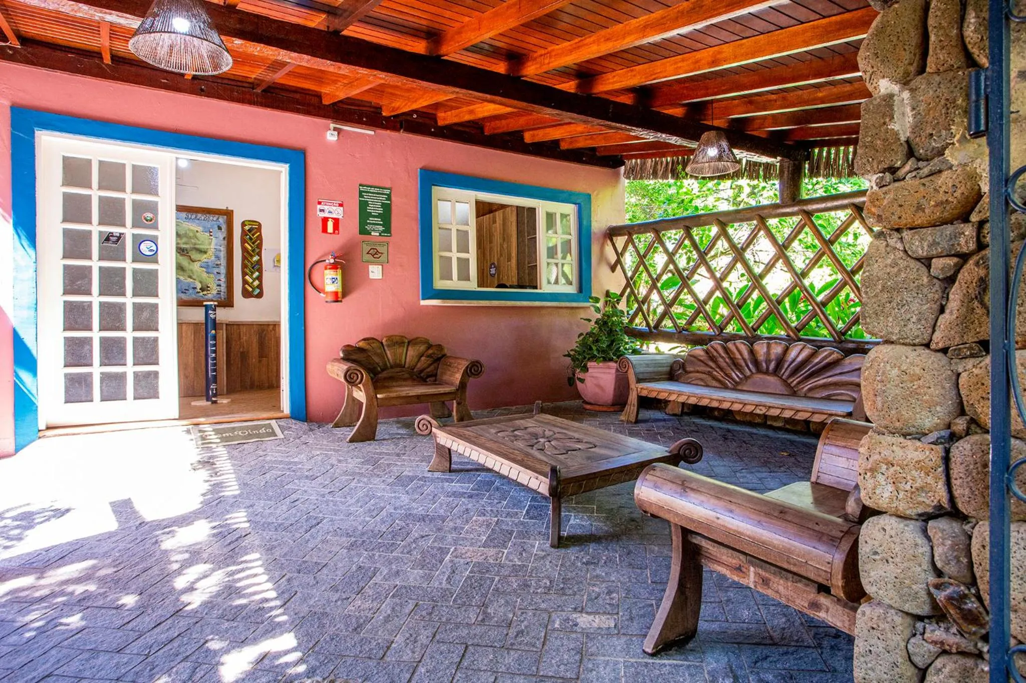 Lobby or reception in Hotel Alemão Beach de Ilhabela