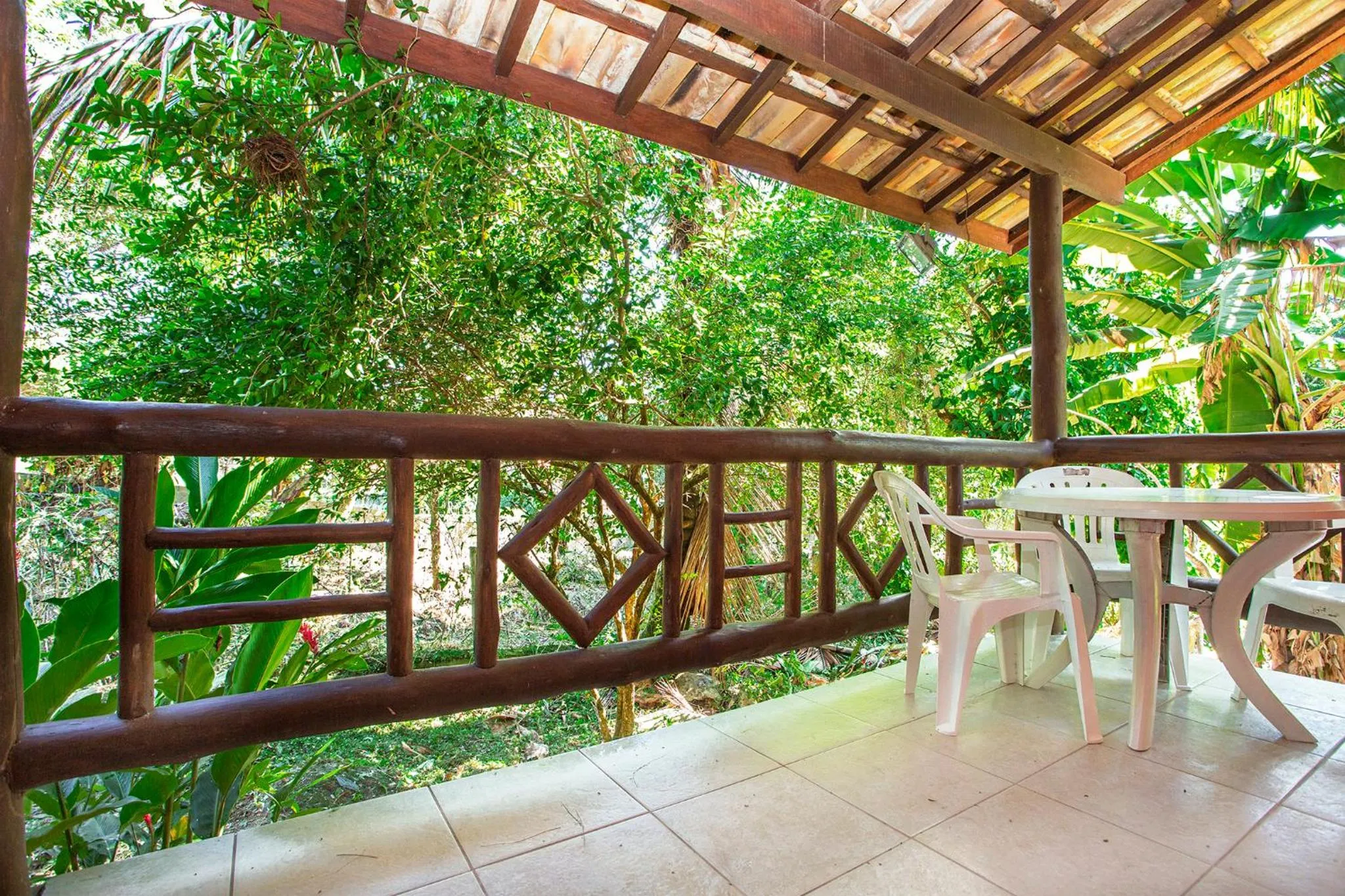 Balcony/Terrace in Hotel Alemão Beach de Ilhabela