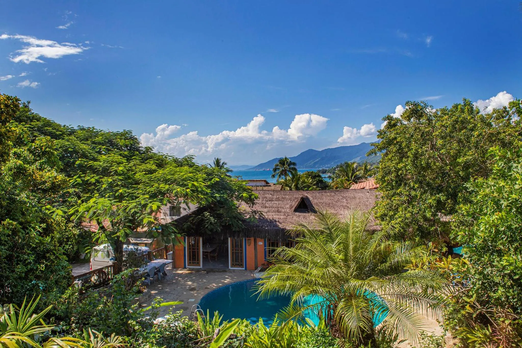 Bird's eye view in Hotel Alemão Beach de Ilhabela