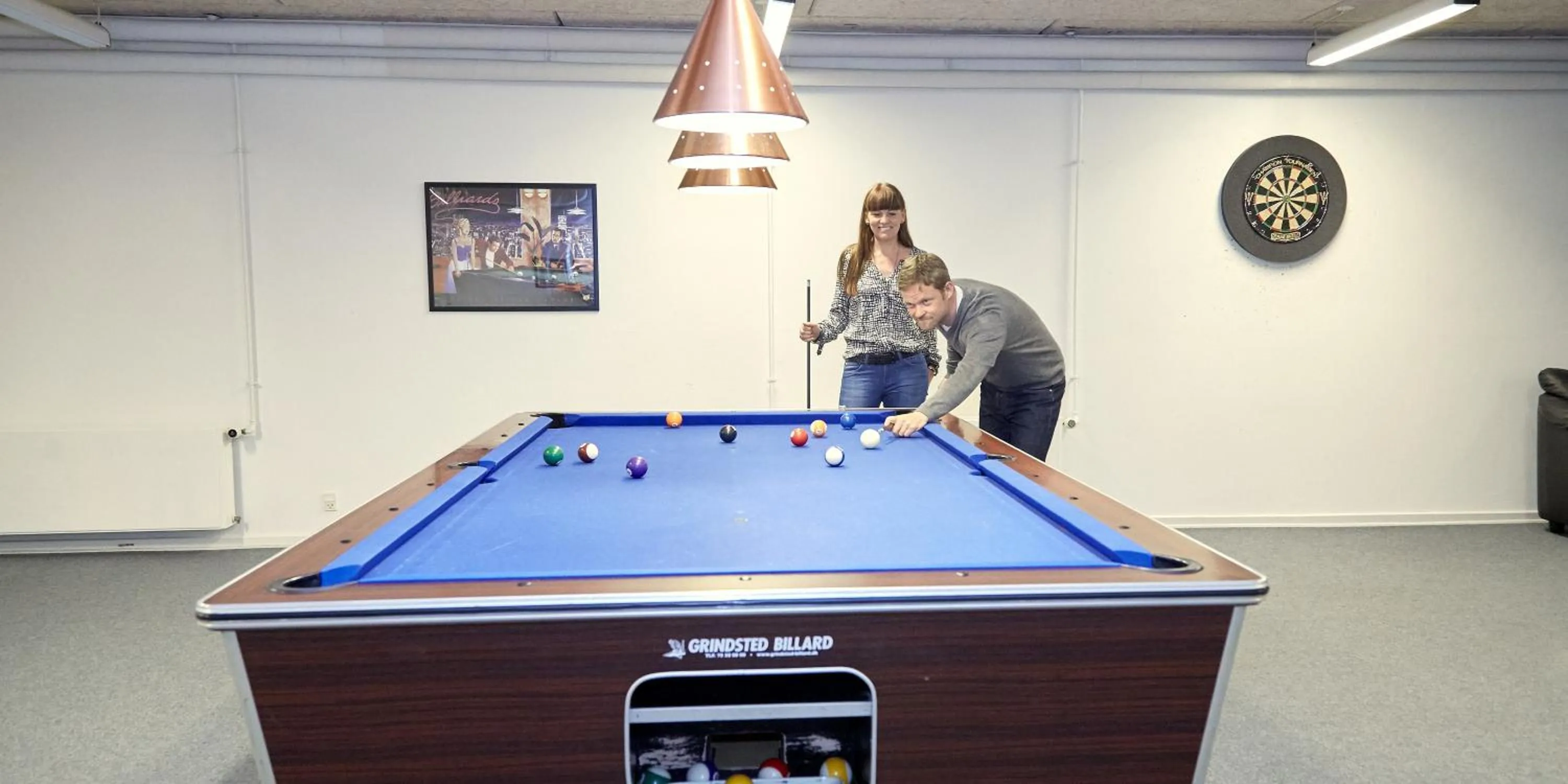 Billiard in Danhostel Ringkøbing