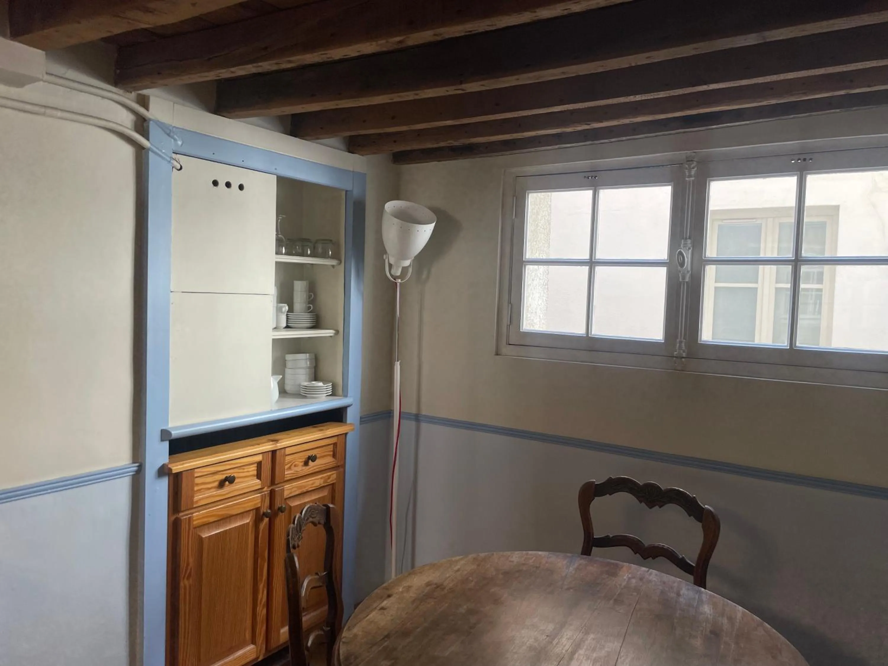 Kitchen or kitchenette in Hôtel Du Jeu De Paume