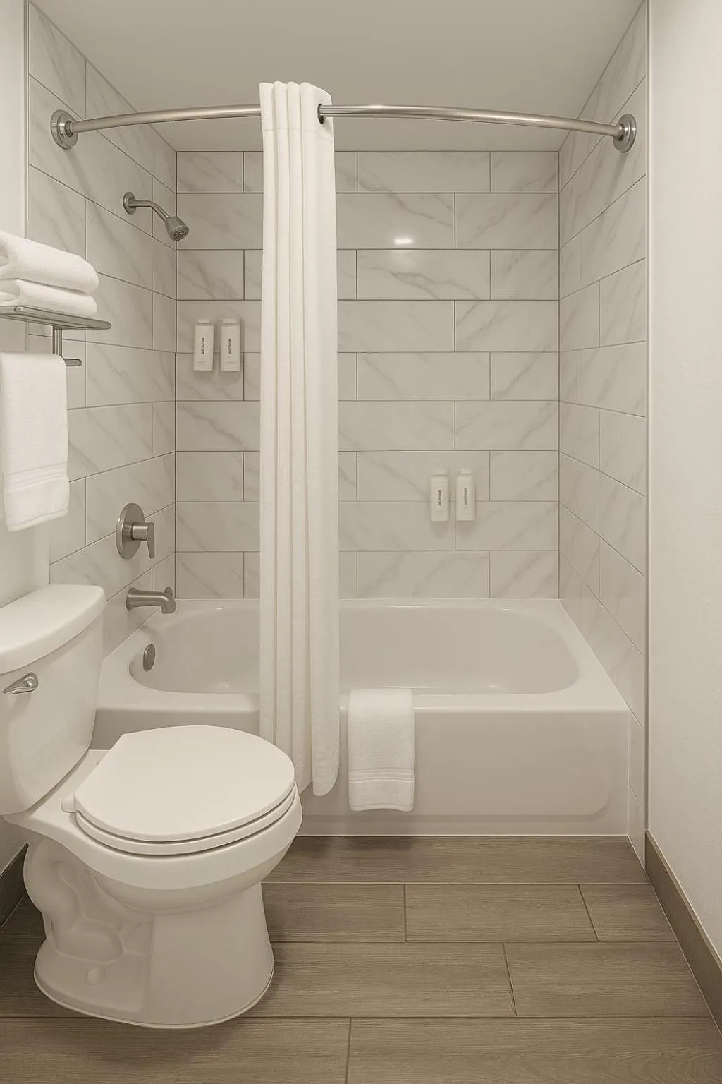 Shower in Clarion Inn Idaho Falls Riverfront