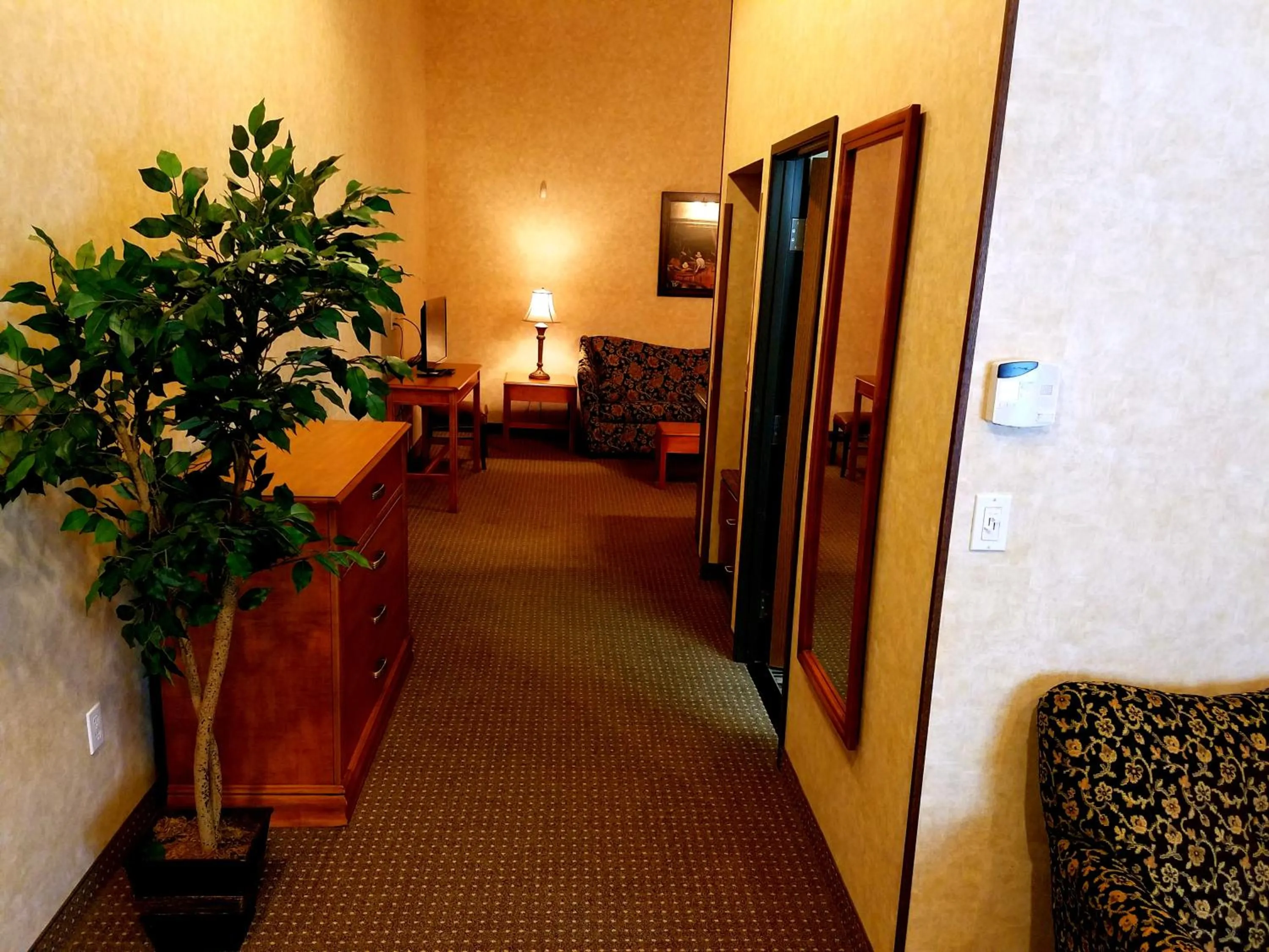 Living room in Rushmore Express & Suites