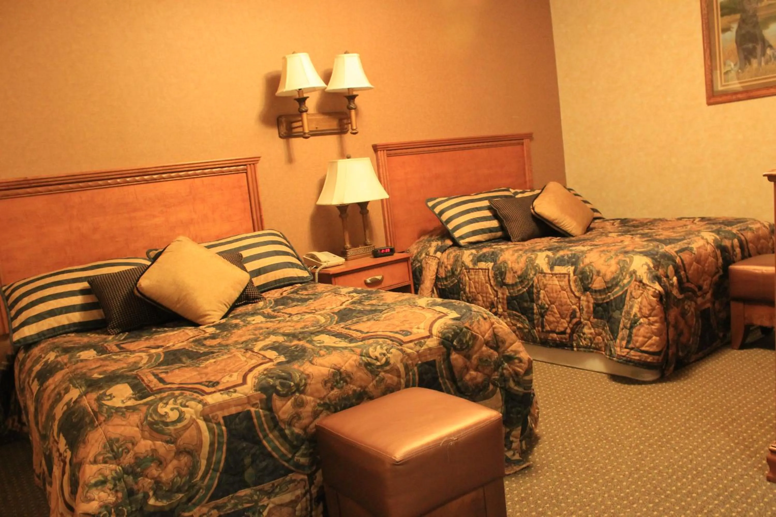 Bed in Rushmore Express & Suites