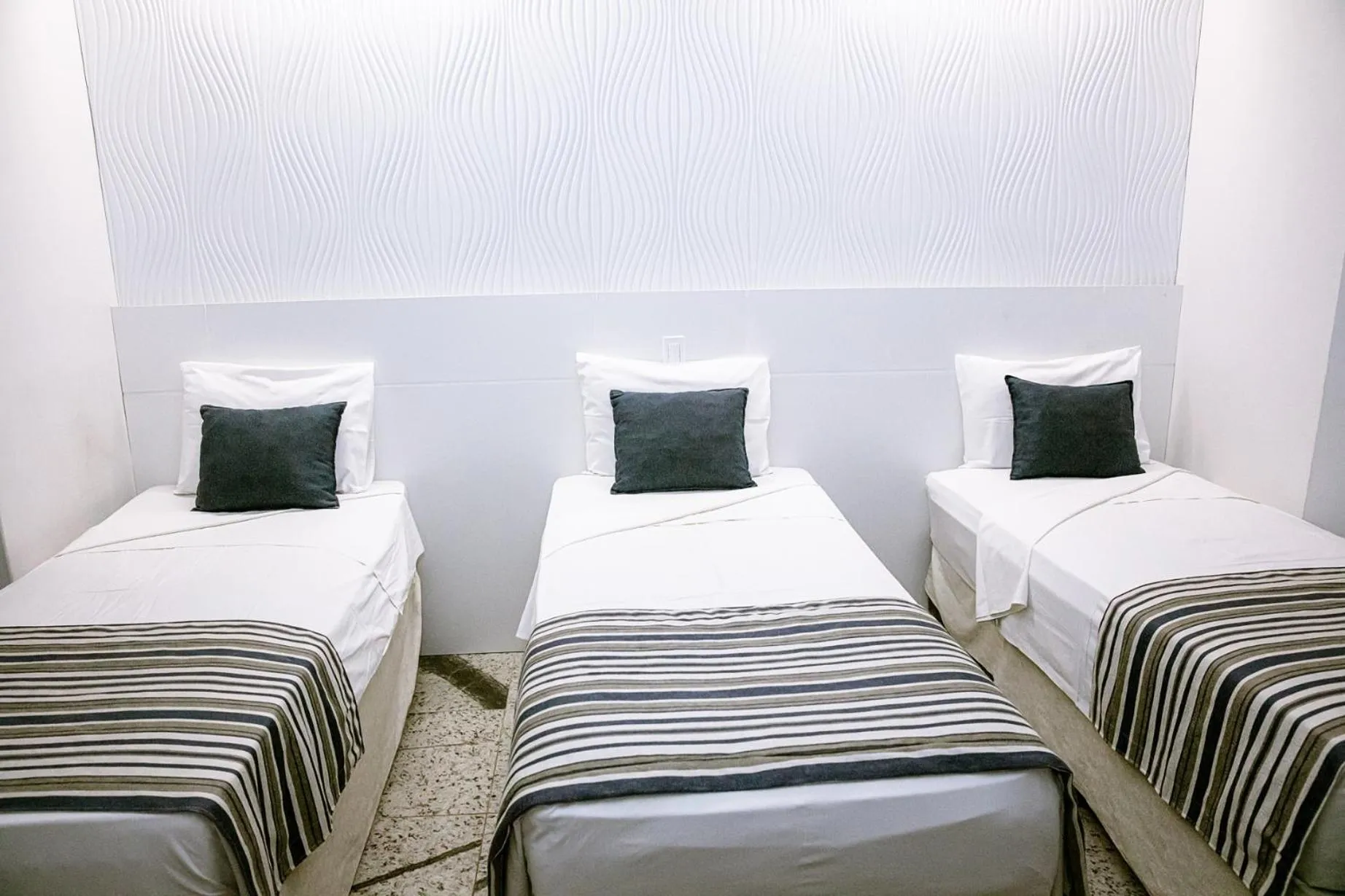 Bed in Fênix Hotel Varginha