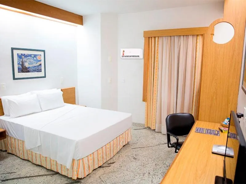 Bed in Fênix Hotel Varginha