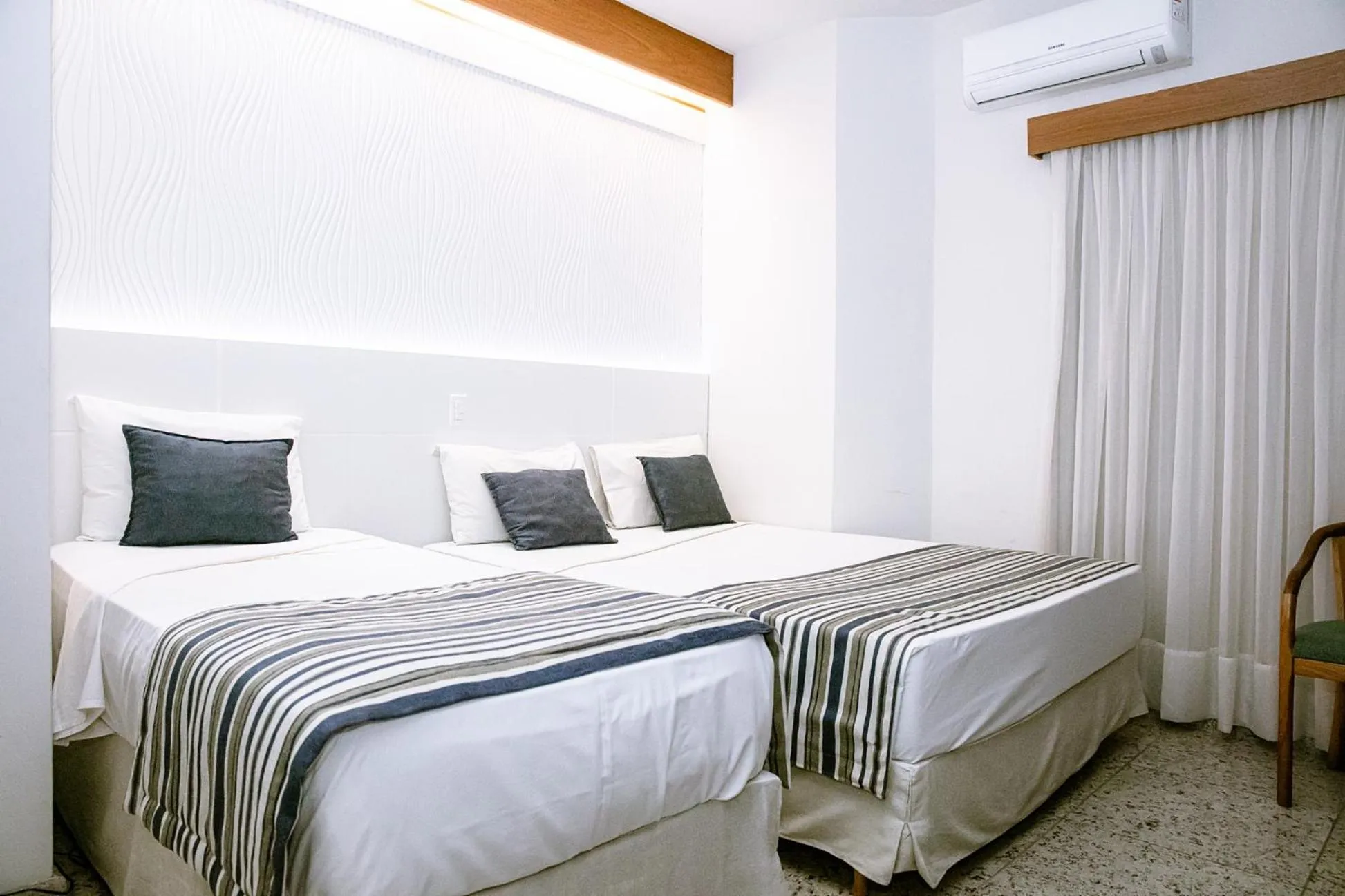 Bed in Fênix Hotel Varginha