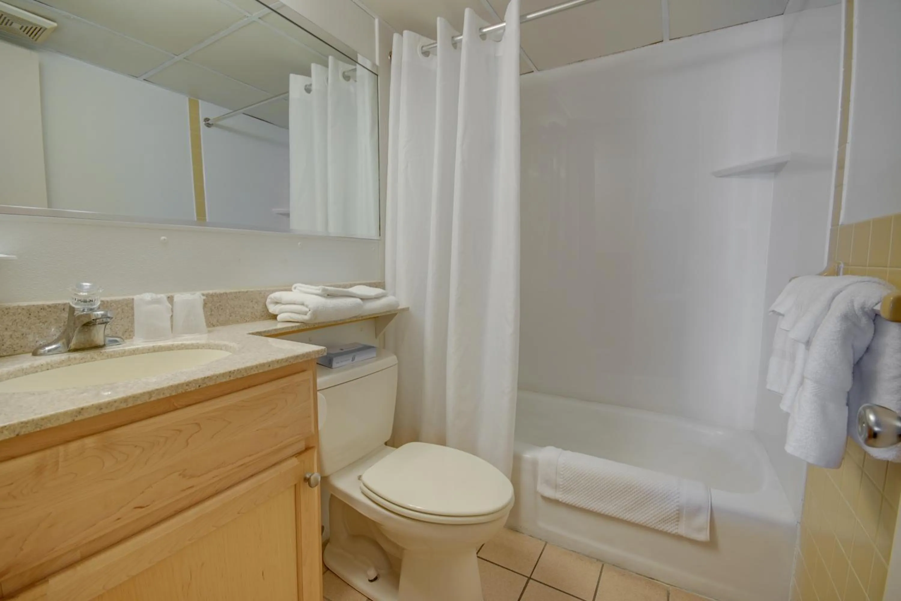 Bathroom in Flamingo Motel