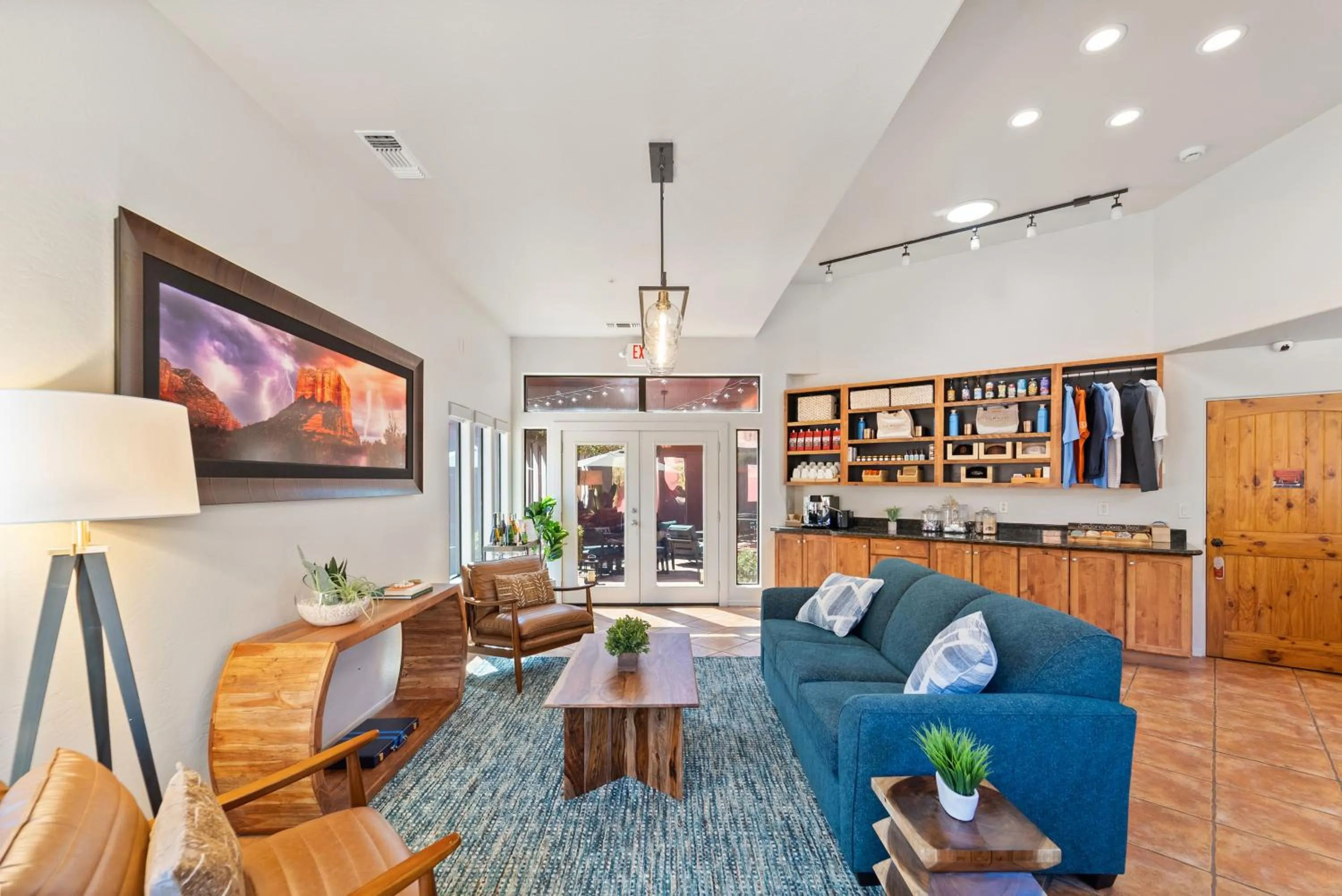 Lobby or reception in Las Posadas of Sedona