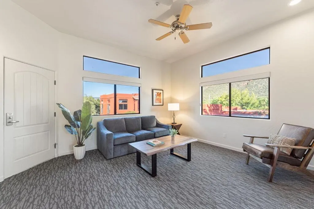 Living room in Las Posadas of Sedona