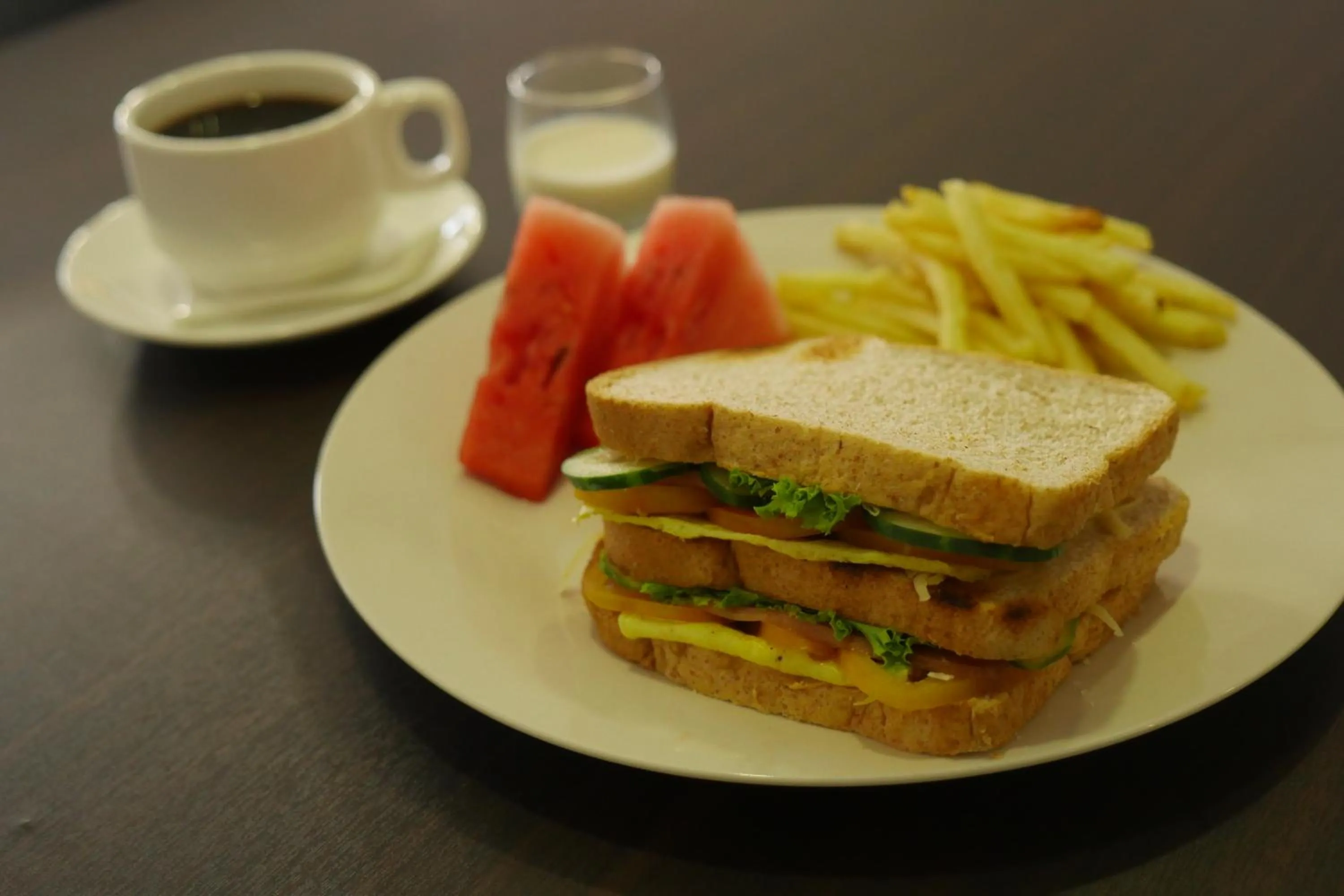 American breakfast in Mirage Suites de Boracay