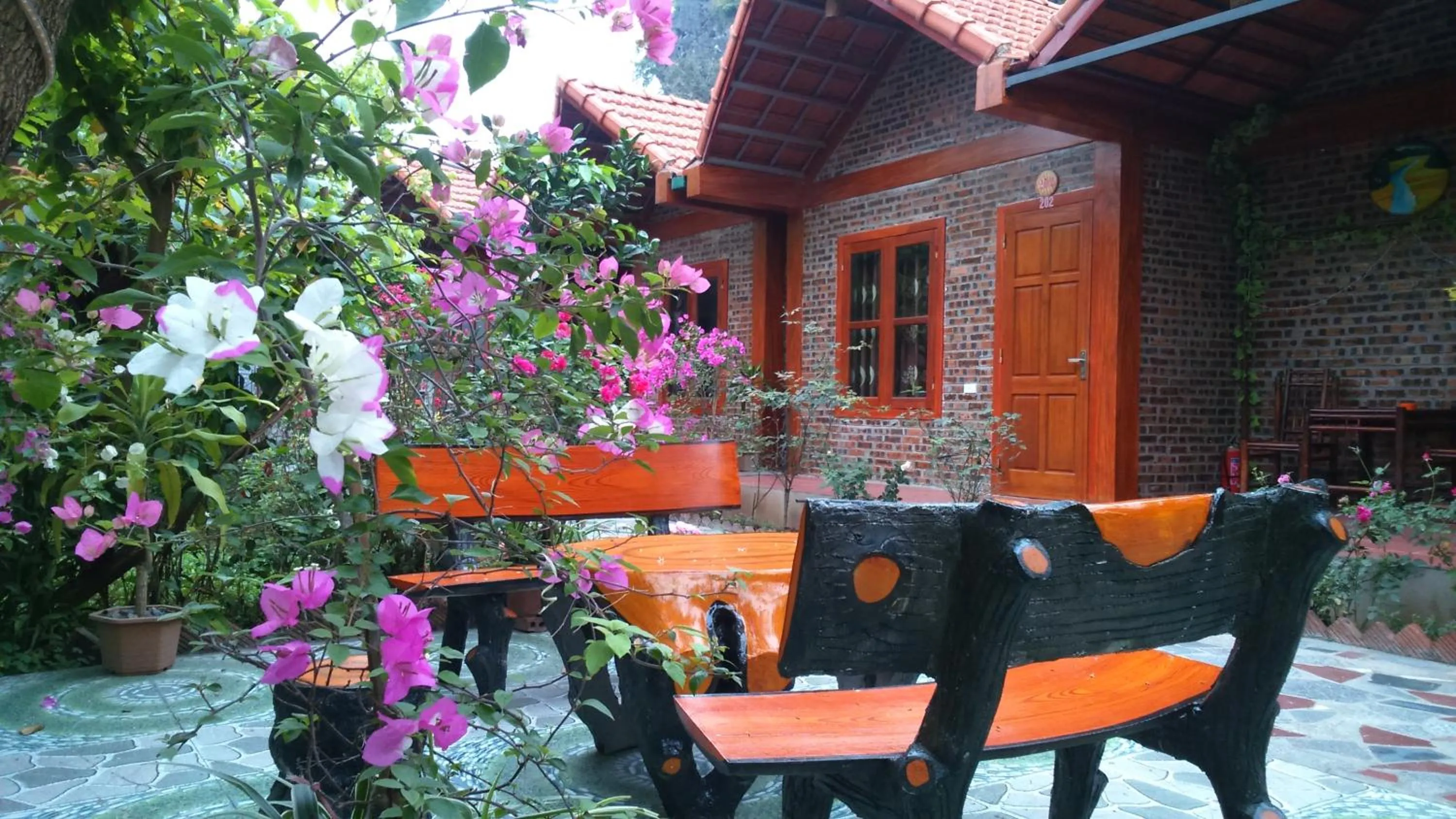 Patio in Tam Coc Thanh Dat Homestay