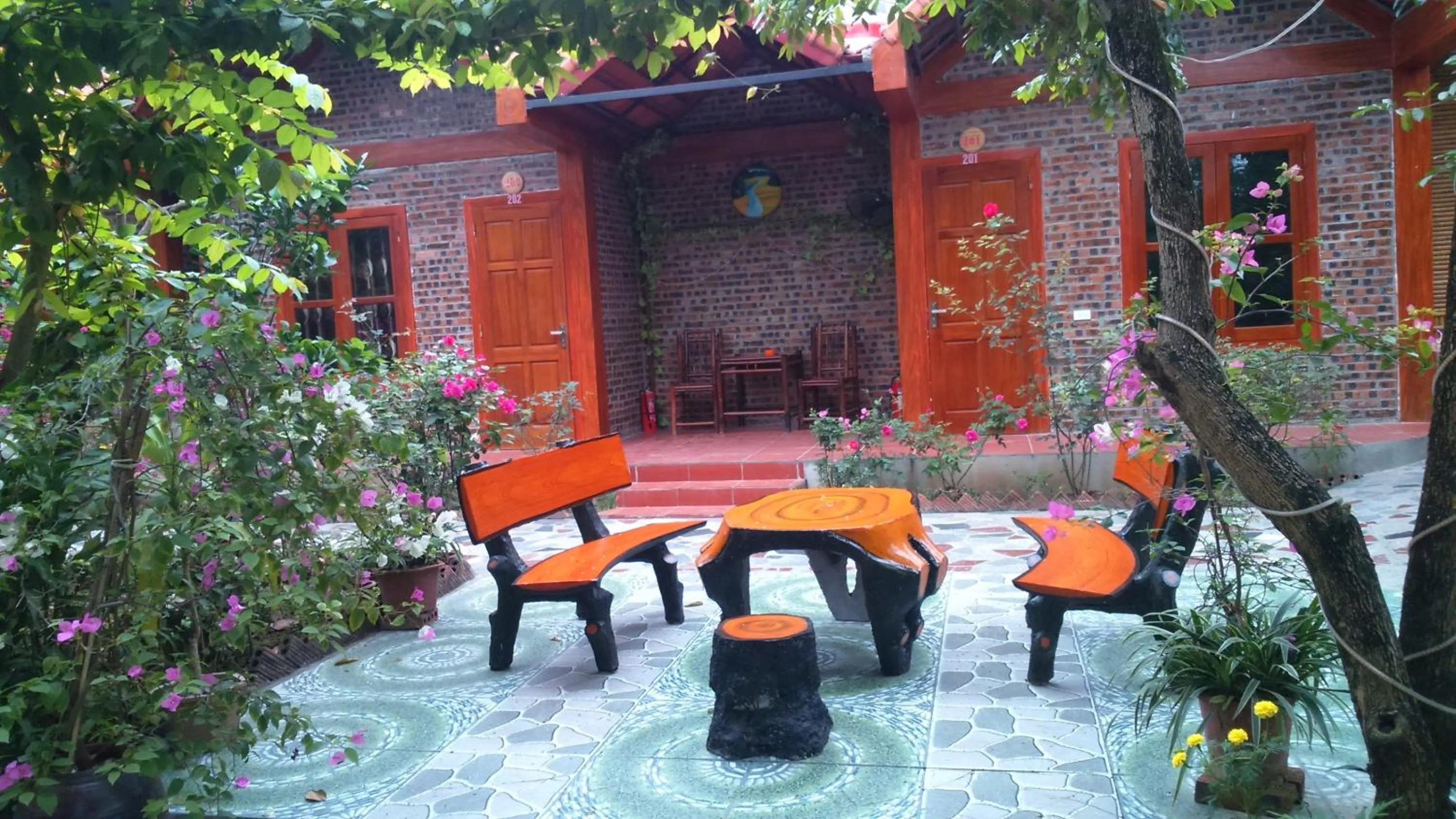 Patio in Tam Coc Thanh Dat Homestay