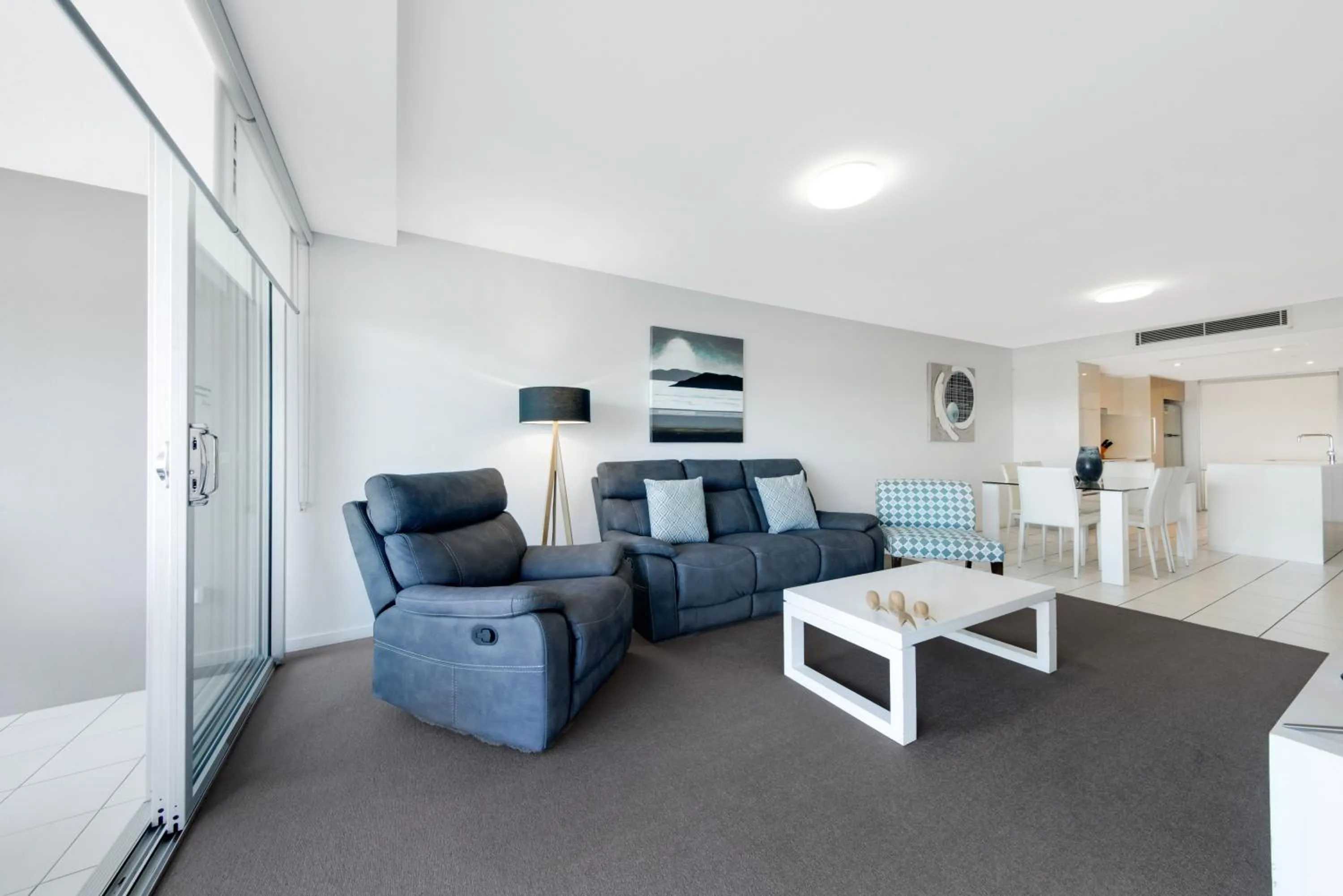 Living room in Echelon Apartments Yeppoon