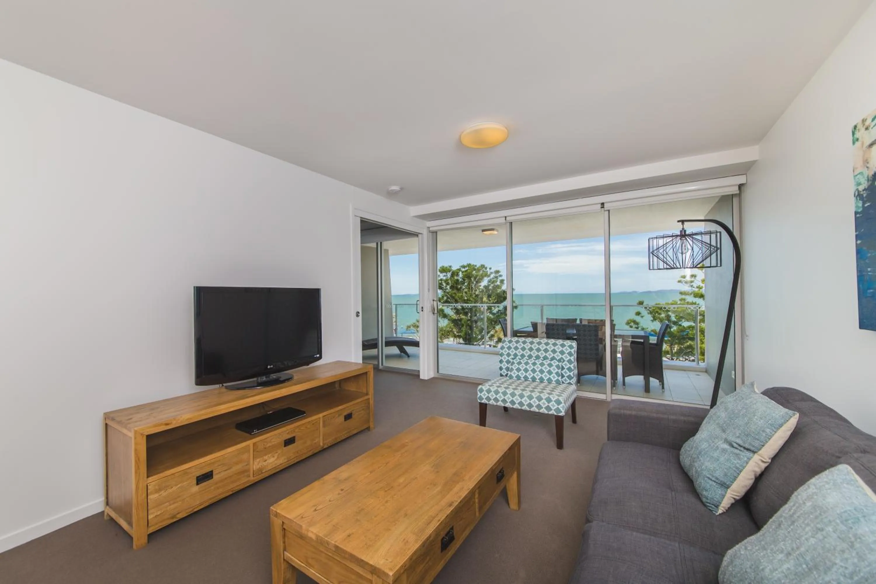 TV and multimedia in Echelon Apartments Yeppoon