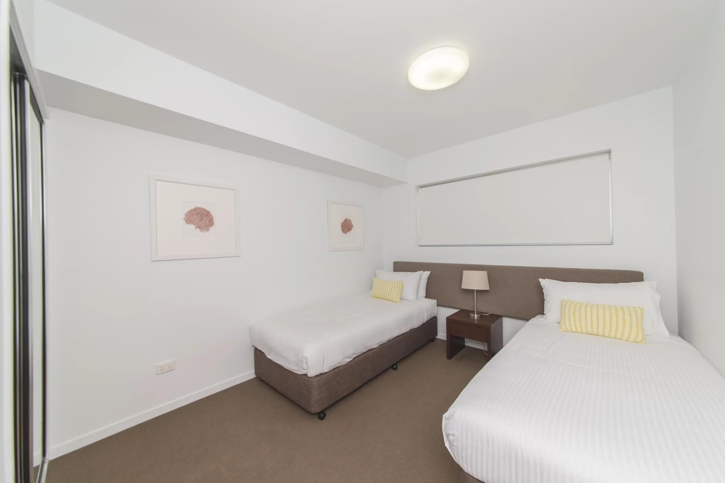 Bed in Echelon Apartments Yeppoon