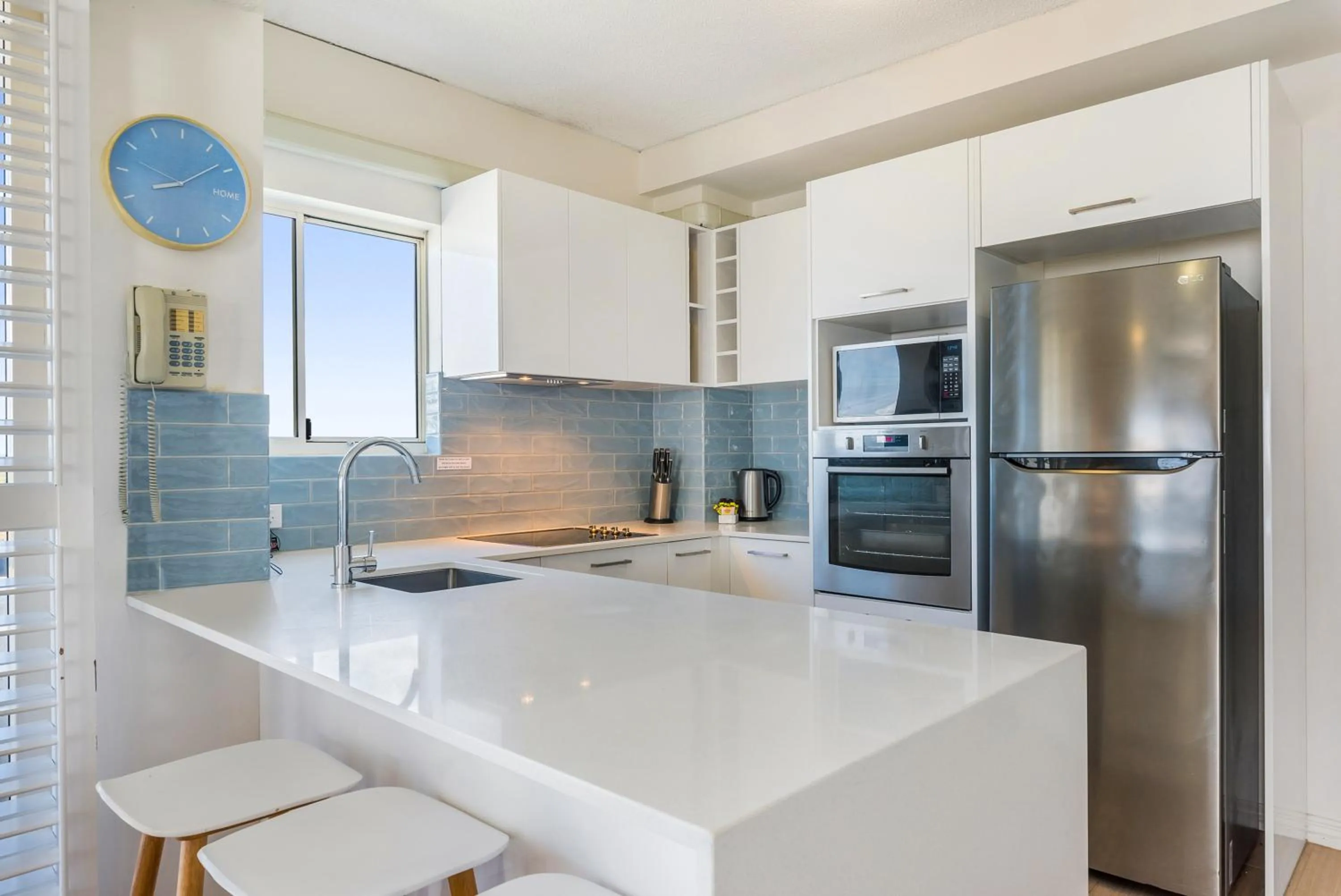 Kitchen or kitchenette in Raffles Mooloolaba