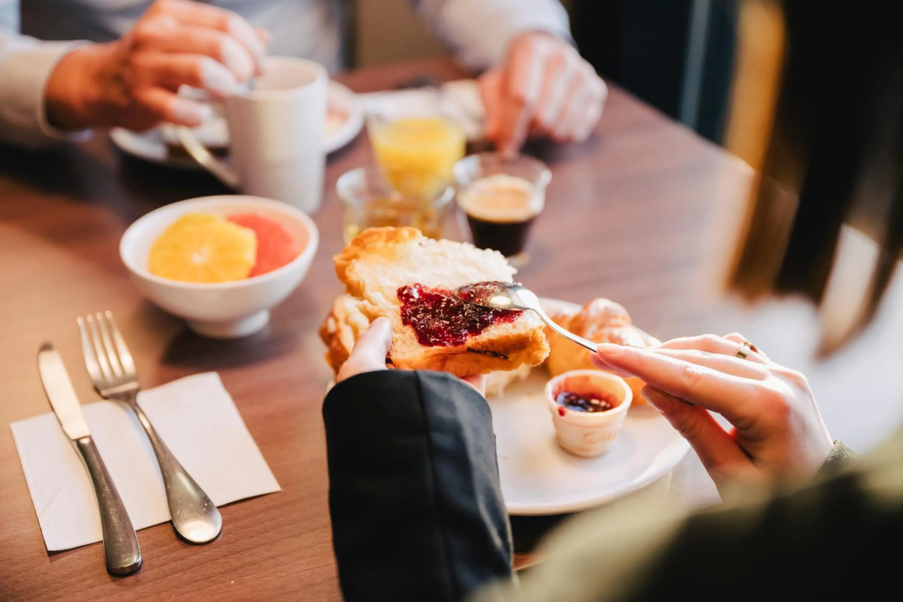 Breakfast in Ibis Rouen Centre Rive Gauche Mermoz