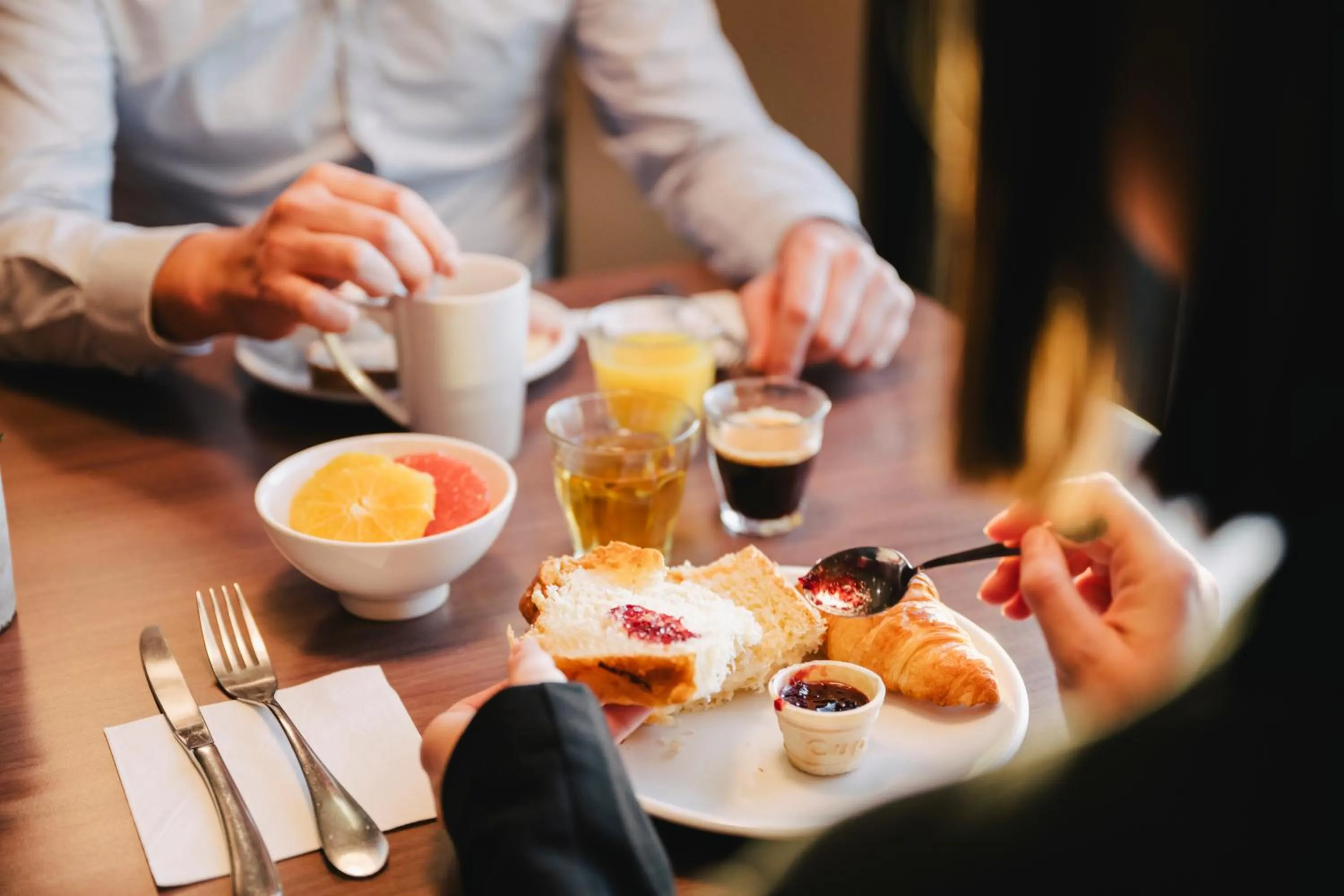 Breakfast in Ibis Rouen Centre Rive Gauche Mermoz