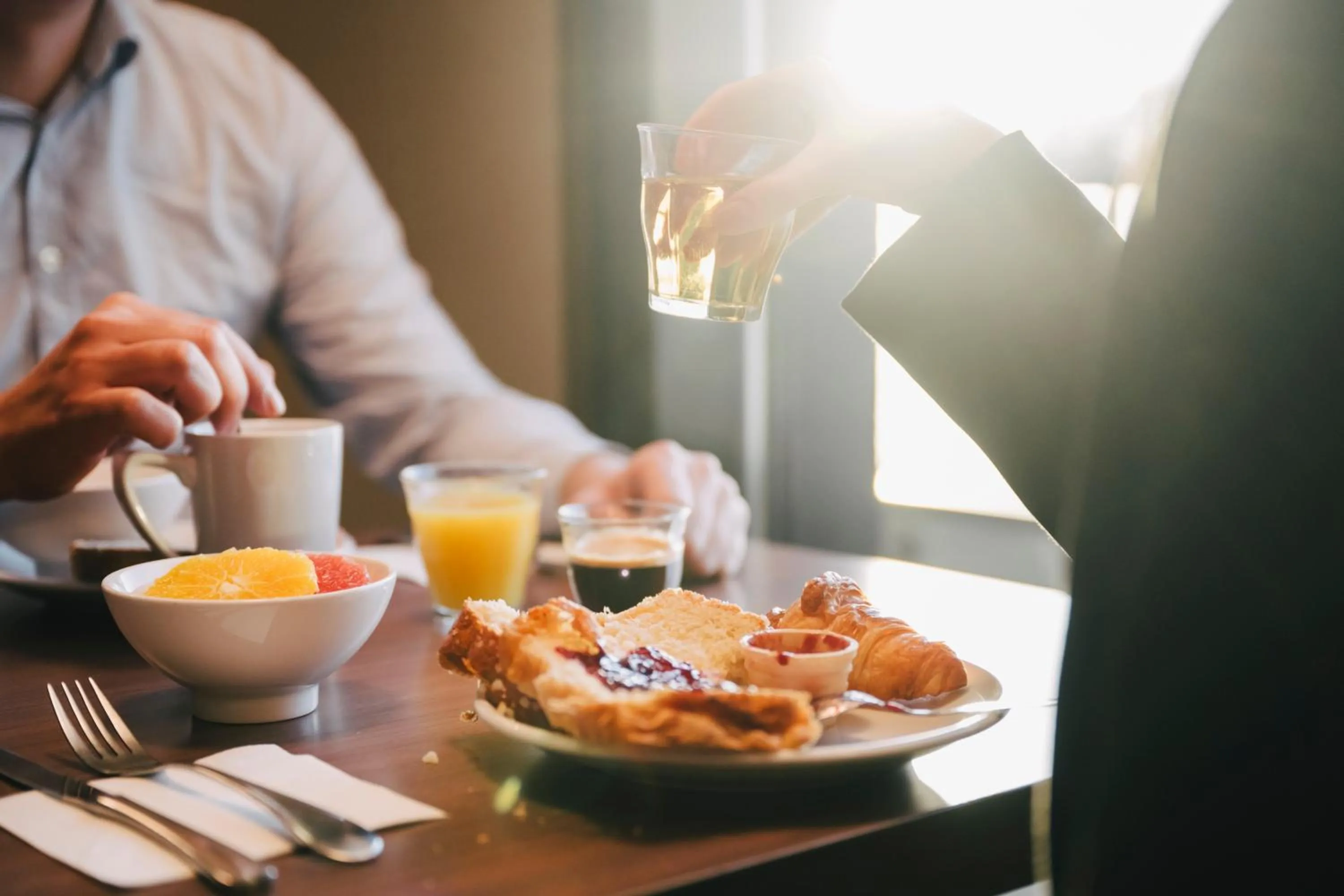 Breakfast in Ibis Rouen Centre Rive Gauche Mermoz