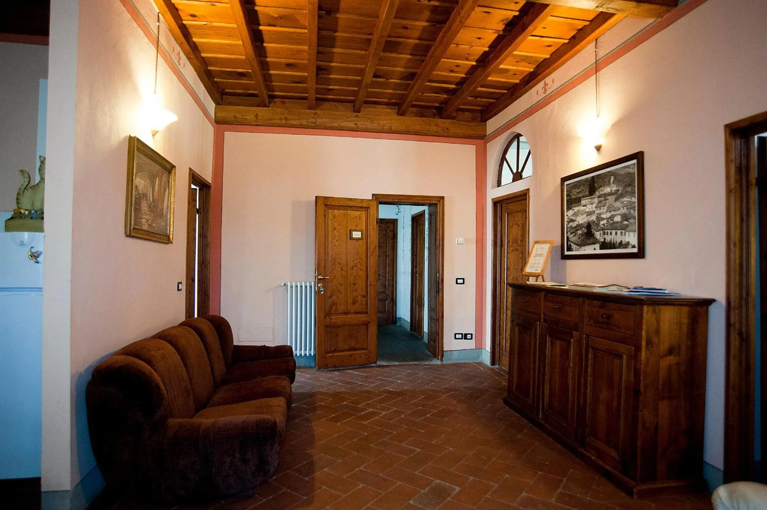 Seating area in Antico Pastificio