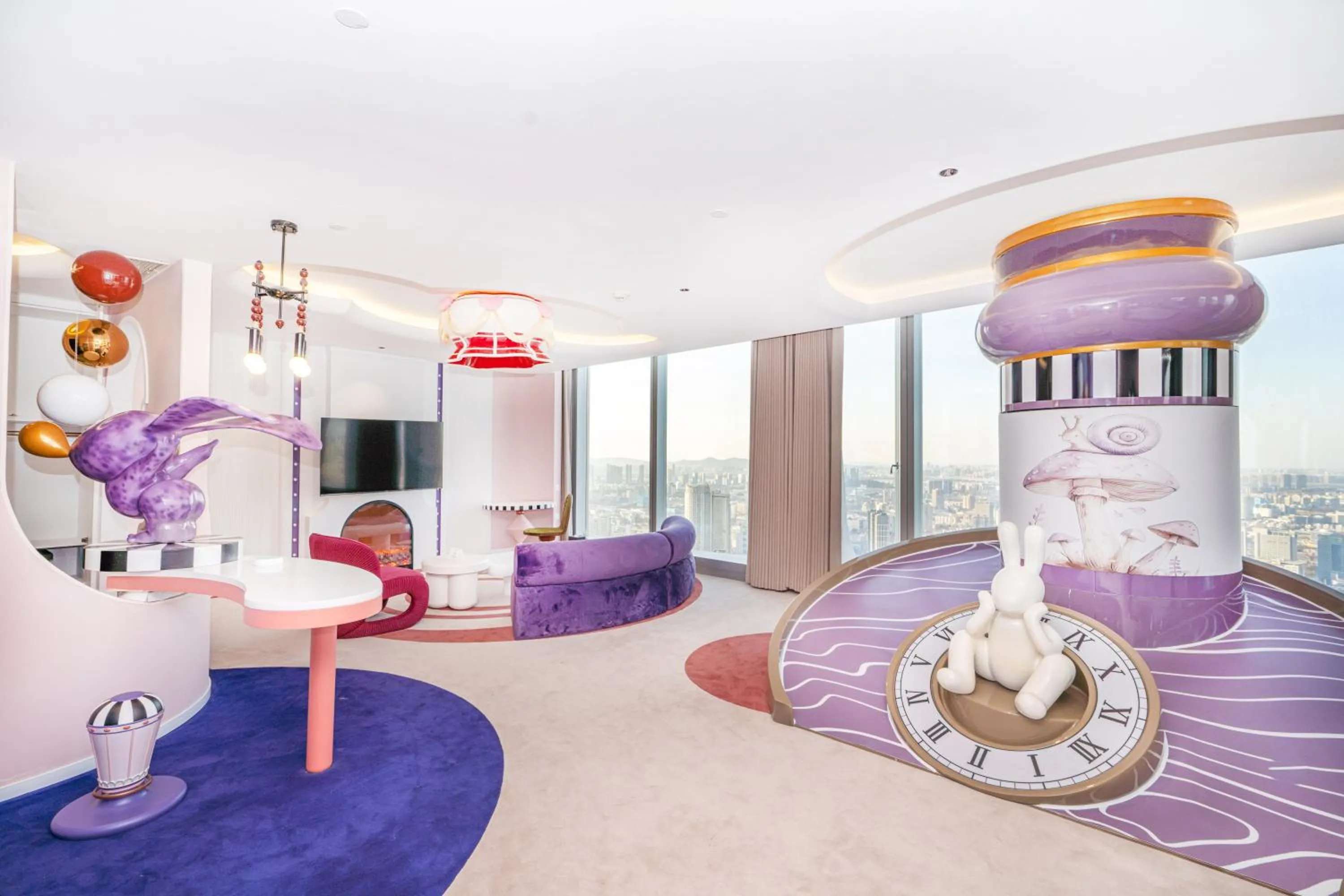 Living room in InterContinental Nanjing by IHG