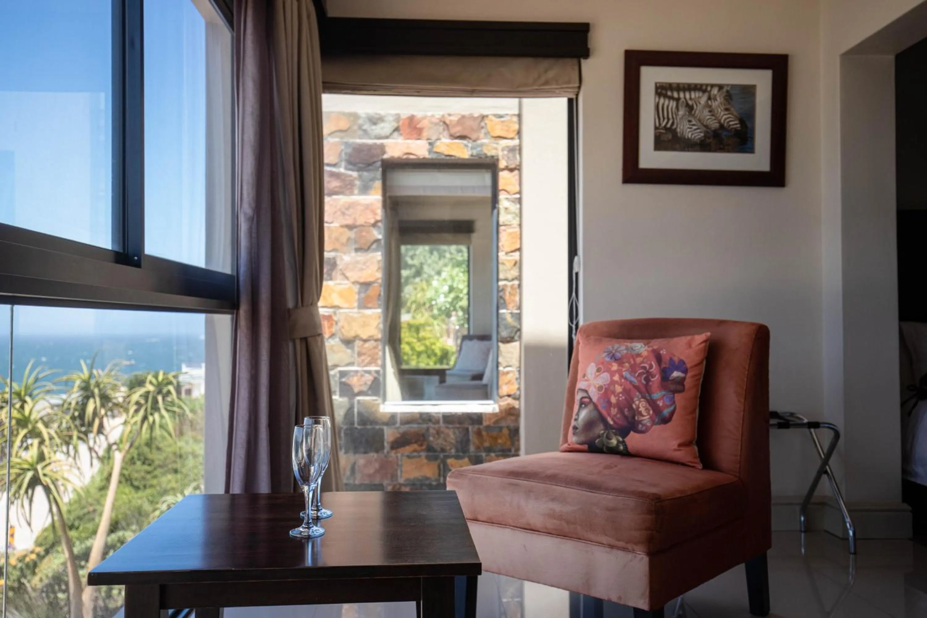 Seating area in Simon’s Town Guest House