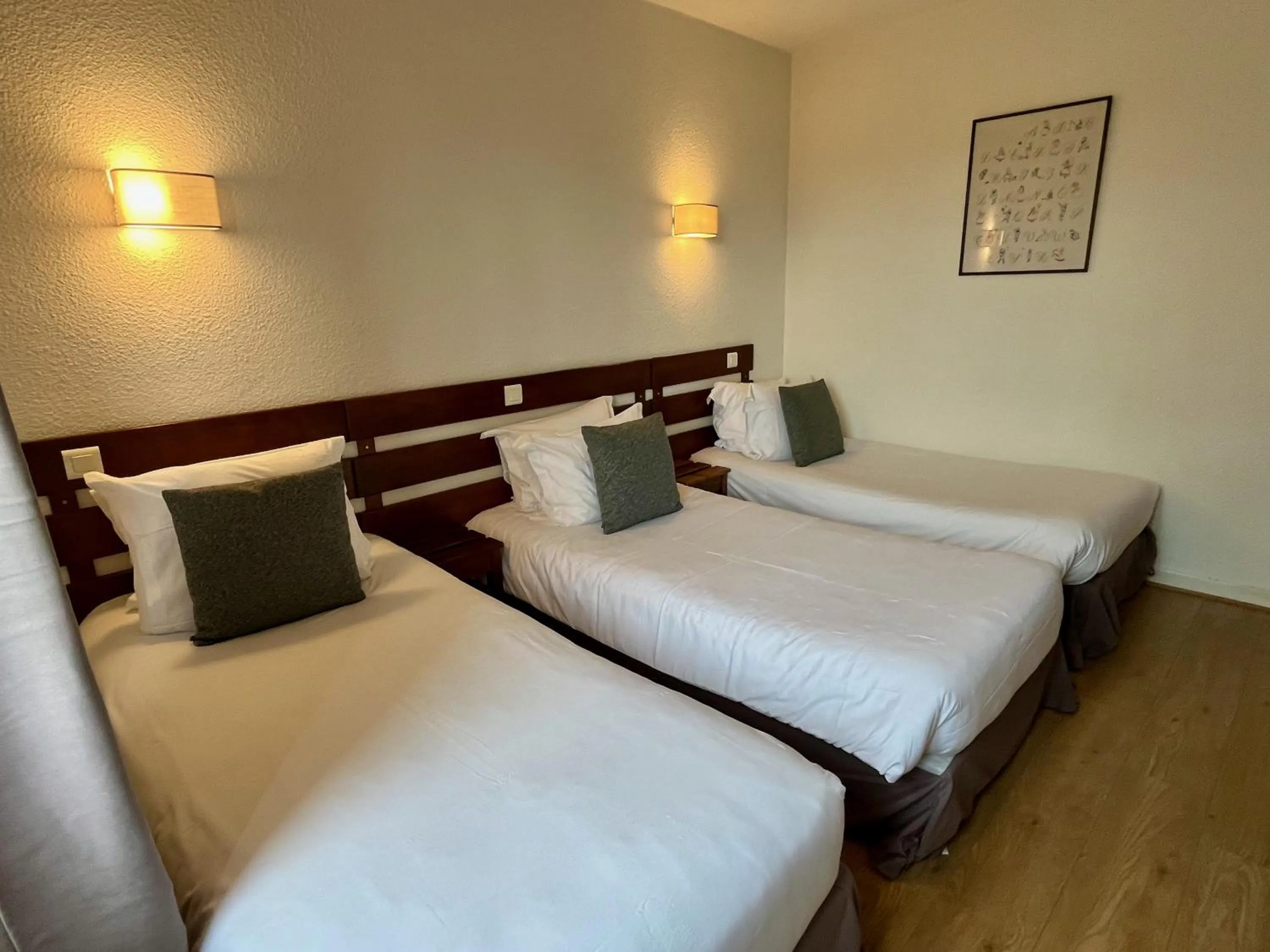 Bedroom, Bed in Hotel Restaurant Le Clos