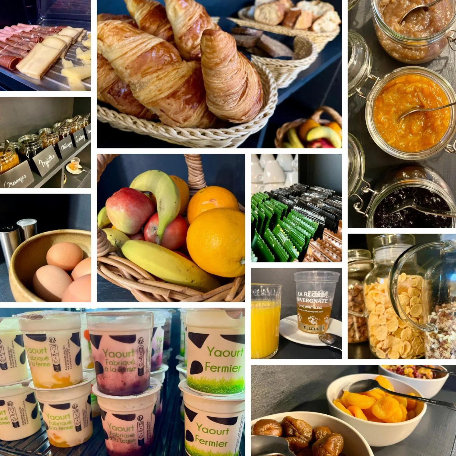 Breakfast in Hotel Restaurant Le Clos