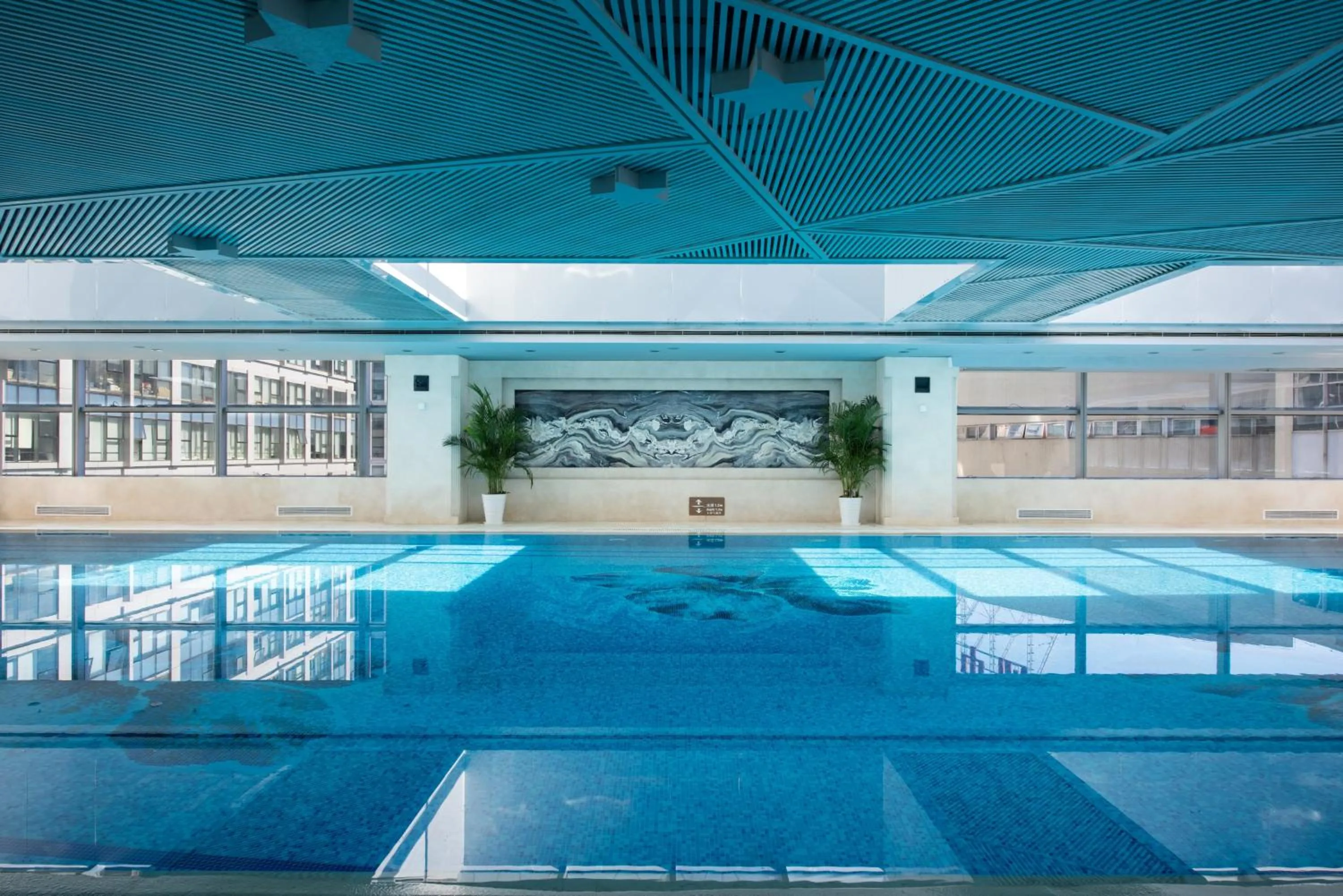 Swimming pool in Holiday Inn Beijing Focus Square by IHG