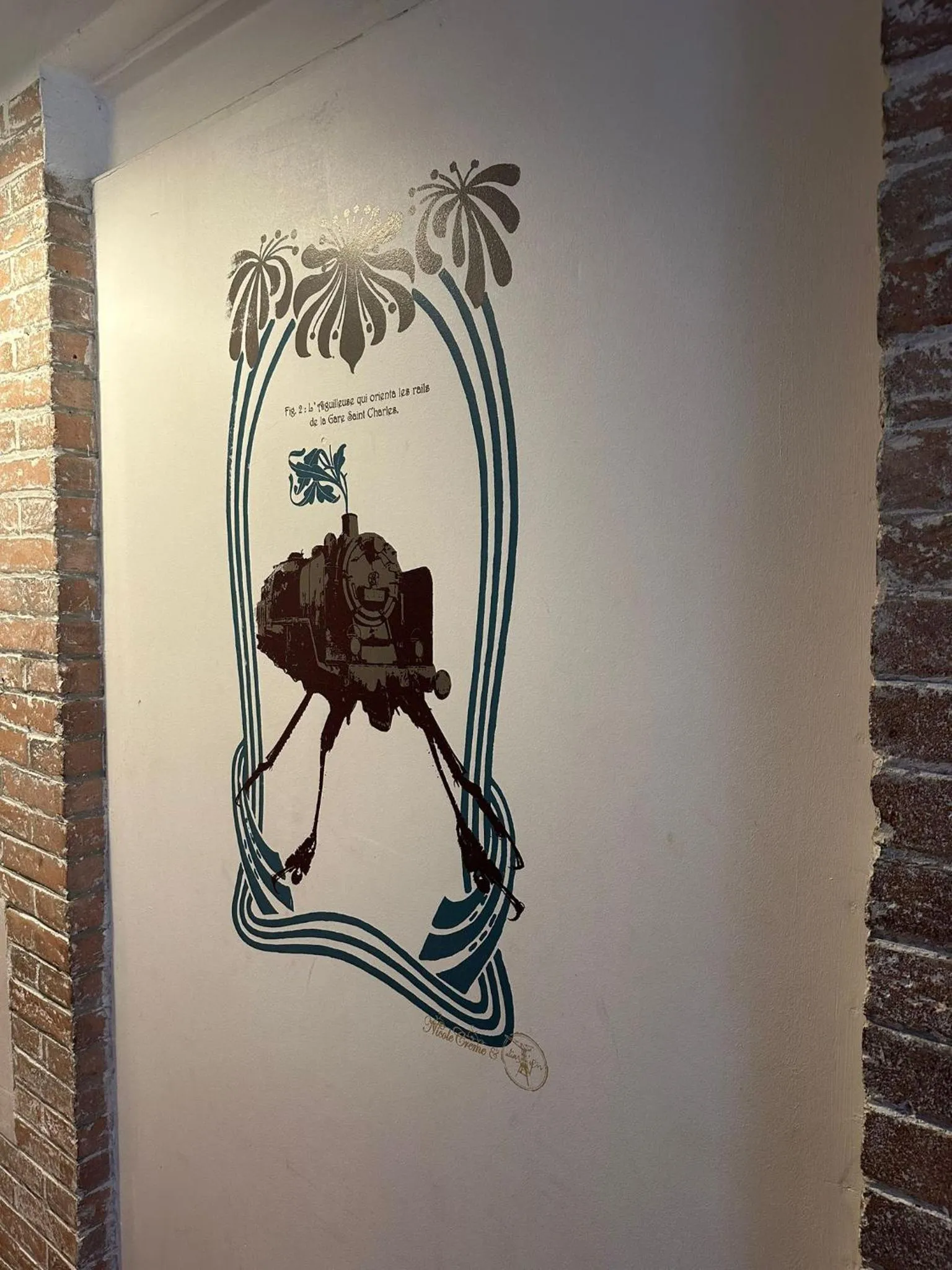 Decorative detail in Hostel Vertigo Vieux-Port