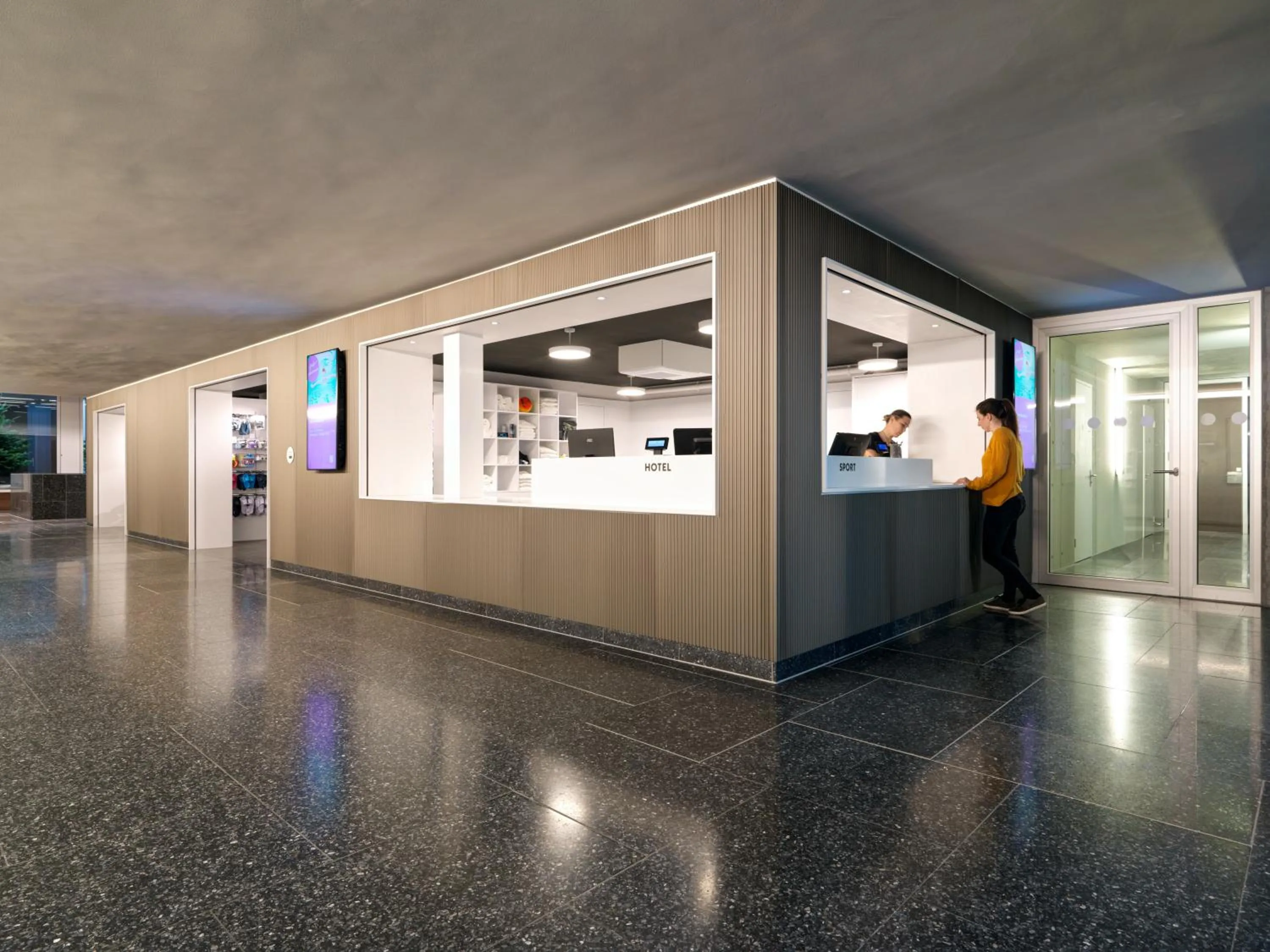 Lobby or reception in lintharena ag