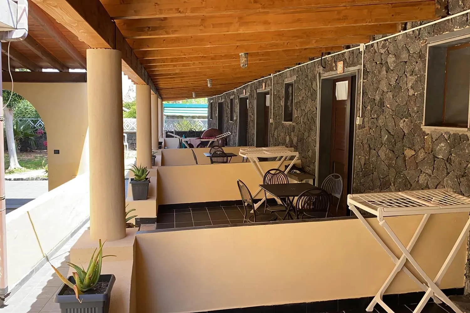 Patio in Hotel Al Togo Fitness & Relax