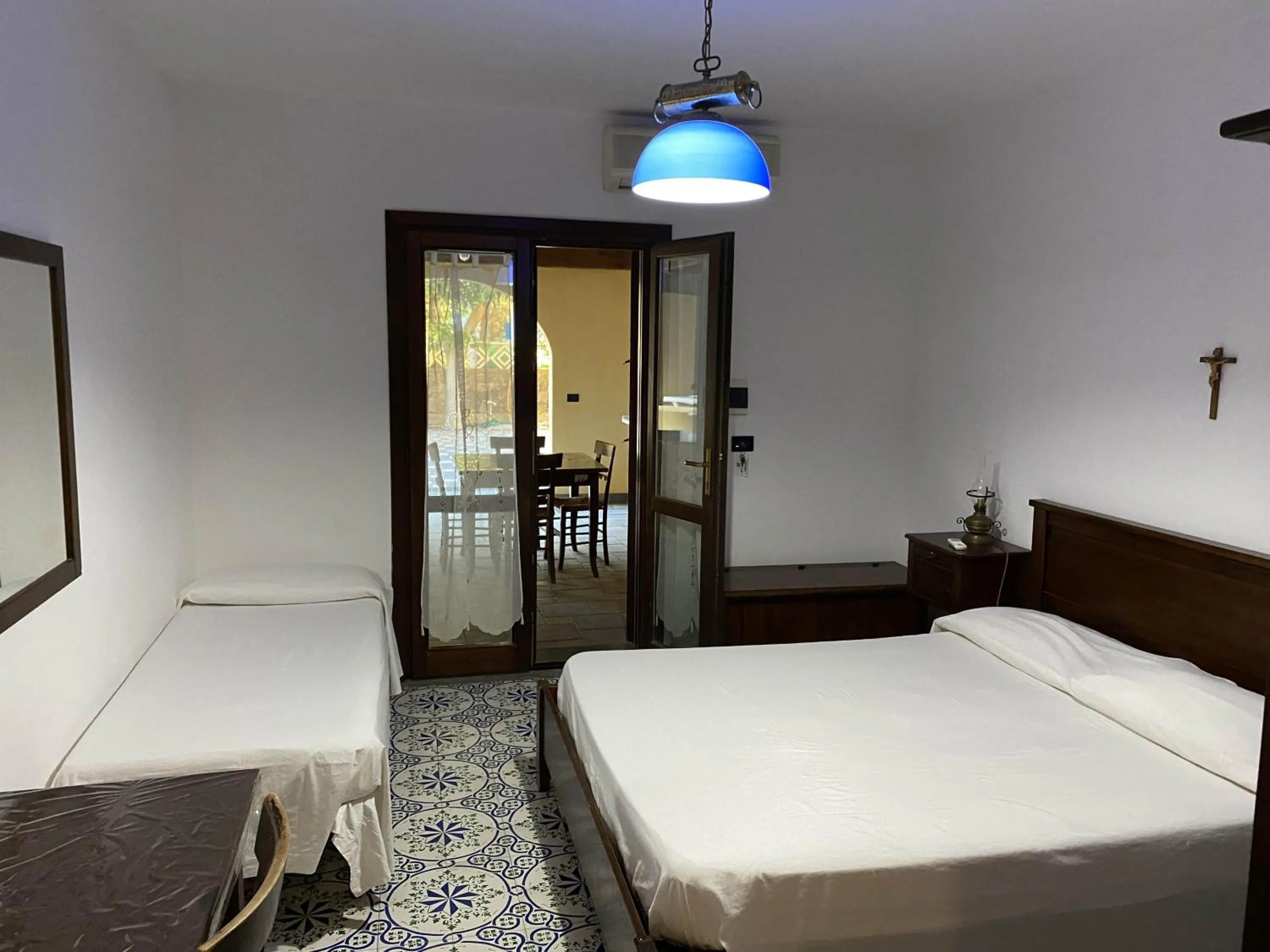 Patio, Bed in Hotel Al Togo Fitness & Relax