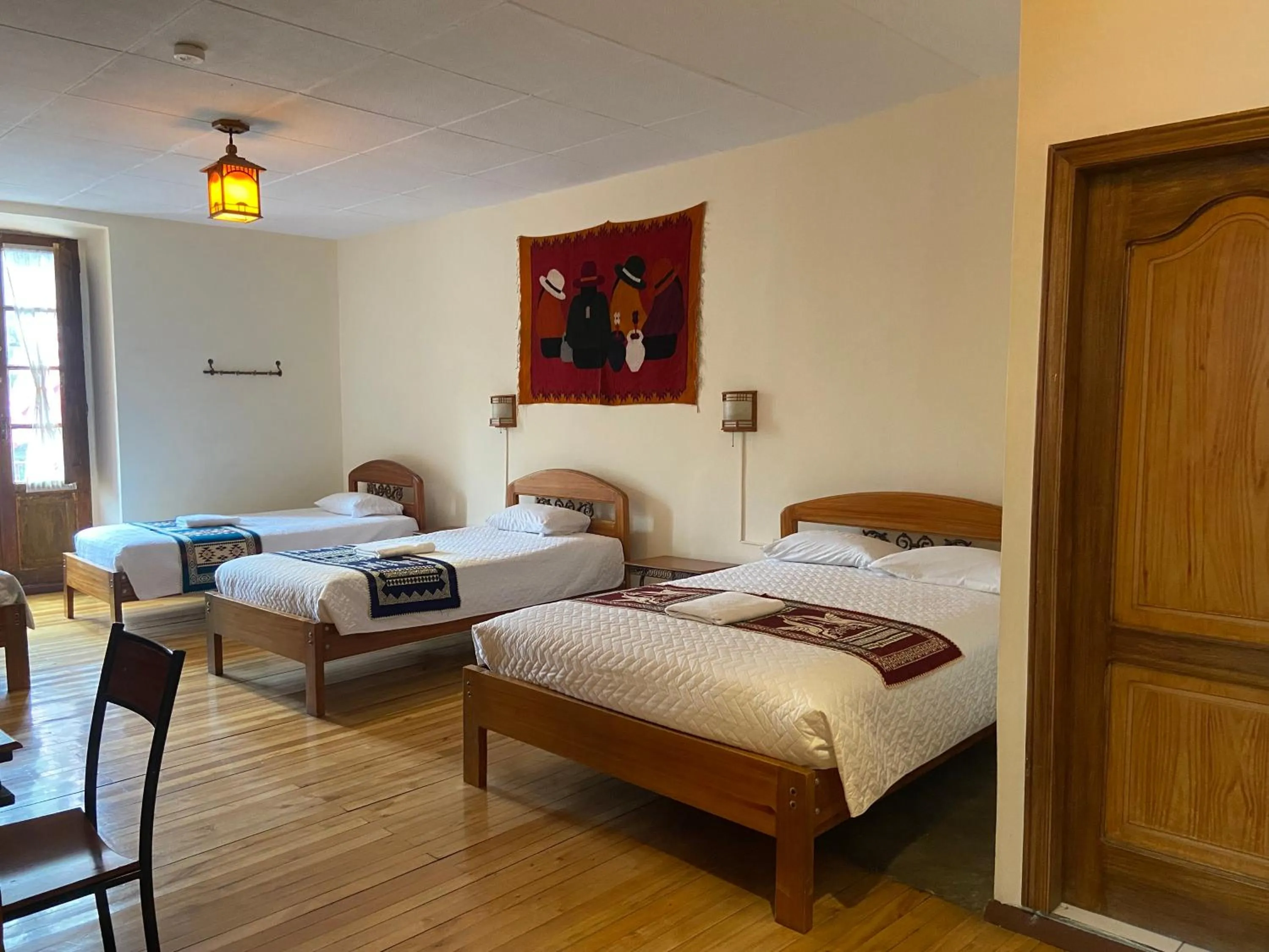 Bed in Mía Leticia B&B