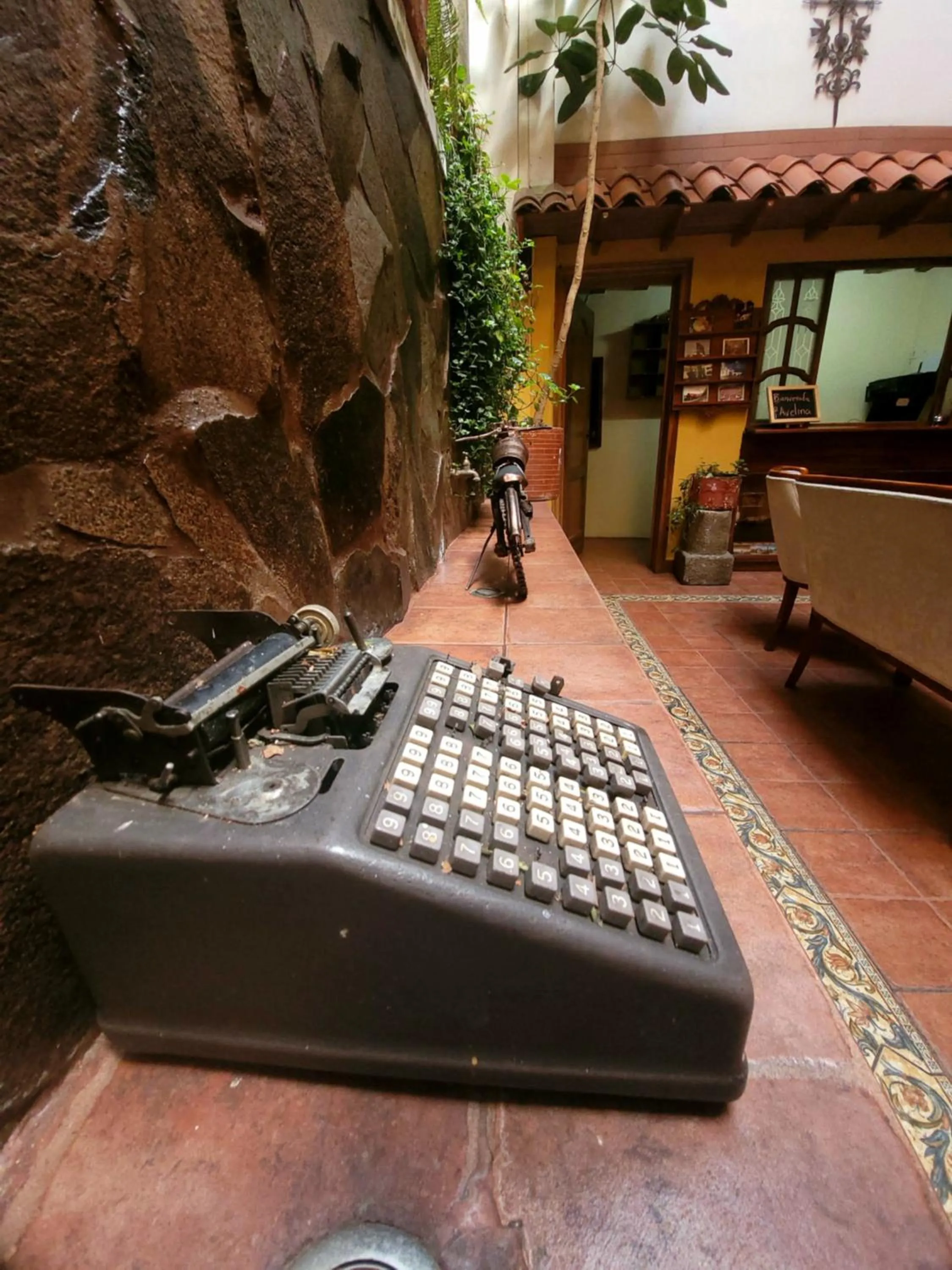 Patio in Mía Leticia B&B